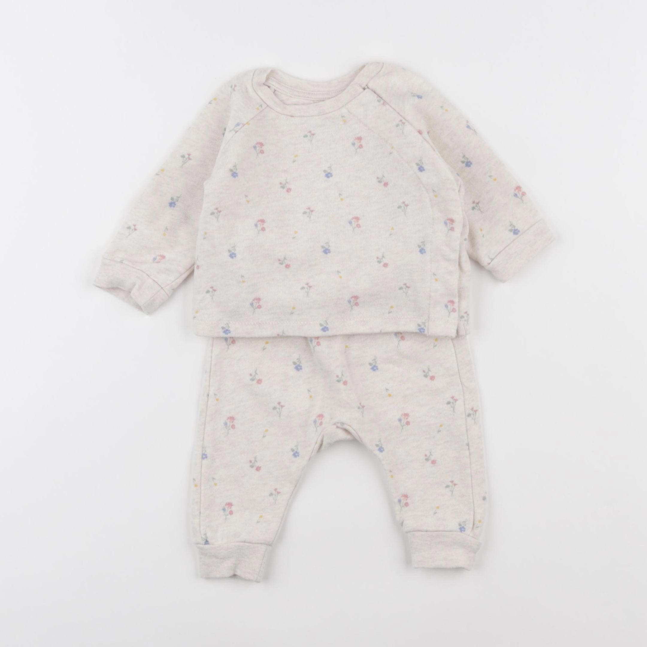 H&M - ensemble beige - 1/3 mois