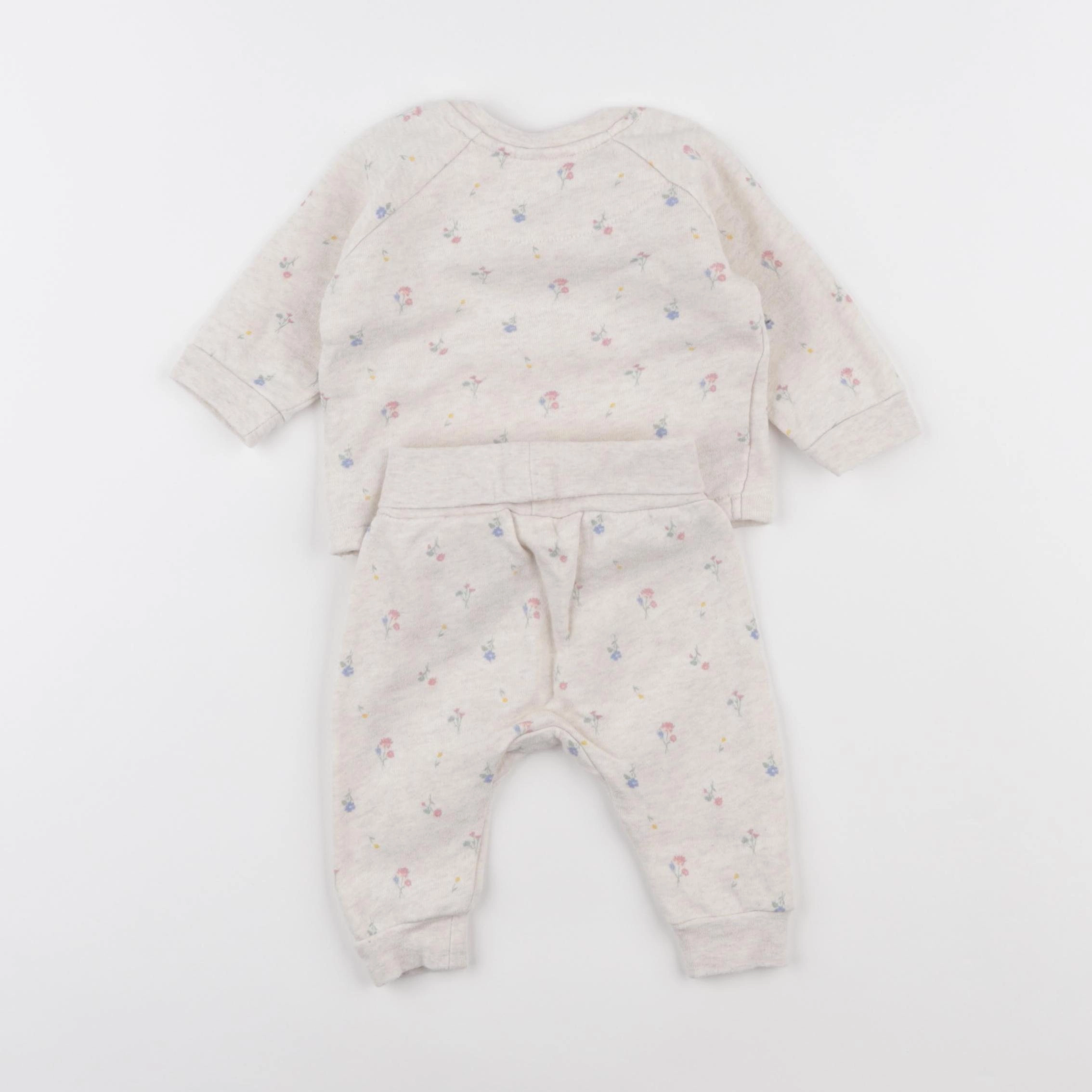 H&M - ensemble beige - 1/3 mois