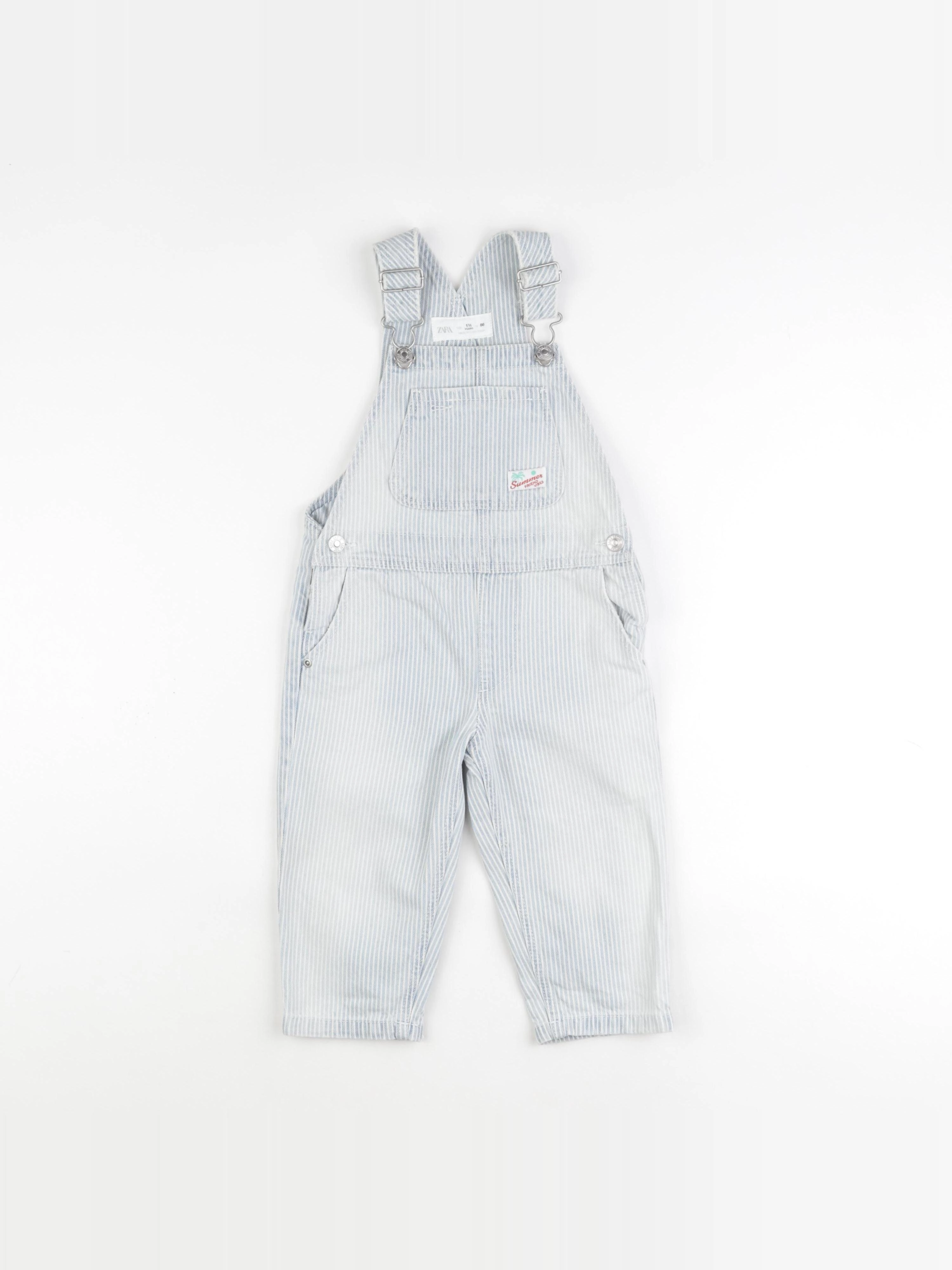 Zara - salopette bleu - 18 mois