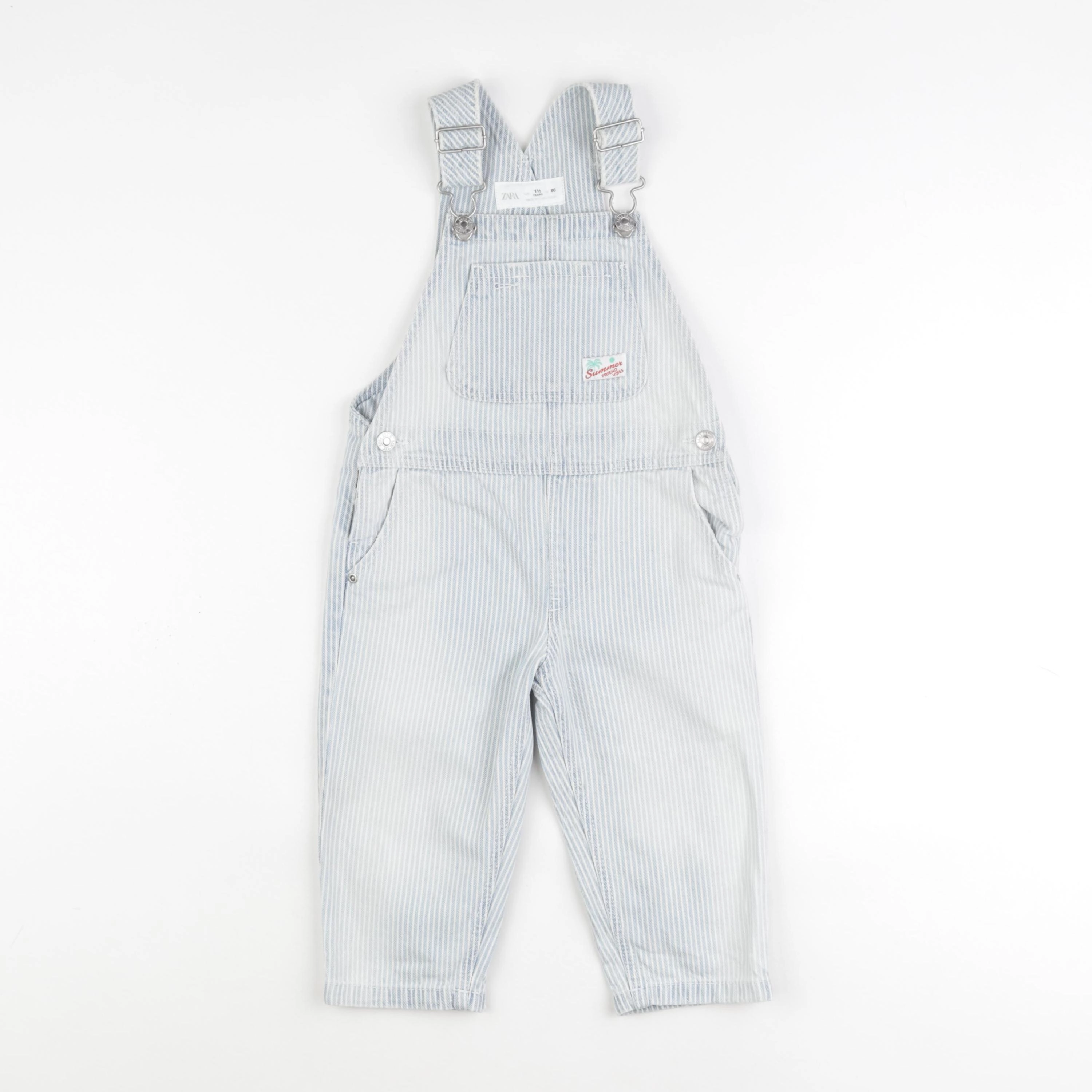 Zara - salopette bleu - 18 mois