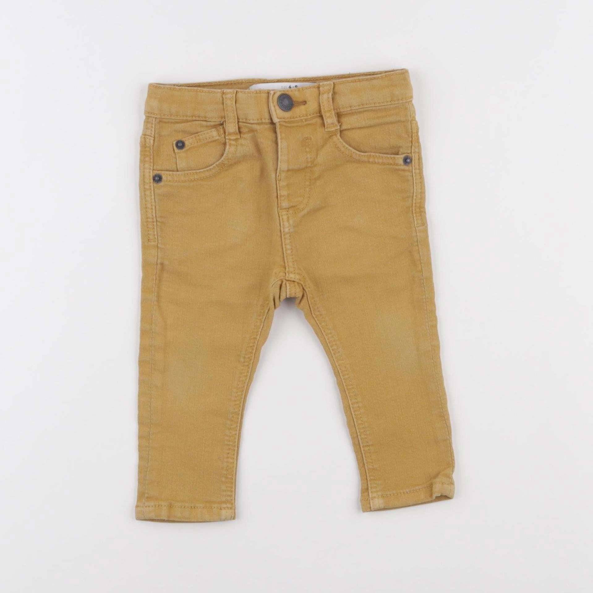 Zara - jean jaune - 6/9 mois