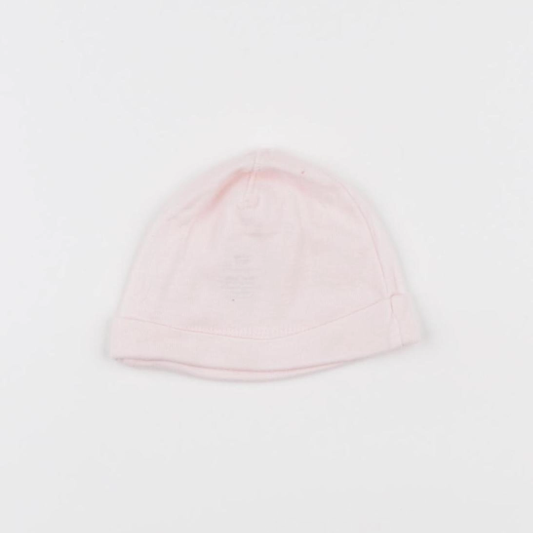 H&M - bonnet de naissance rose - 0/1 mois