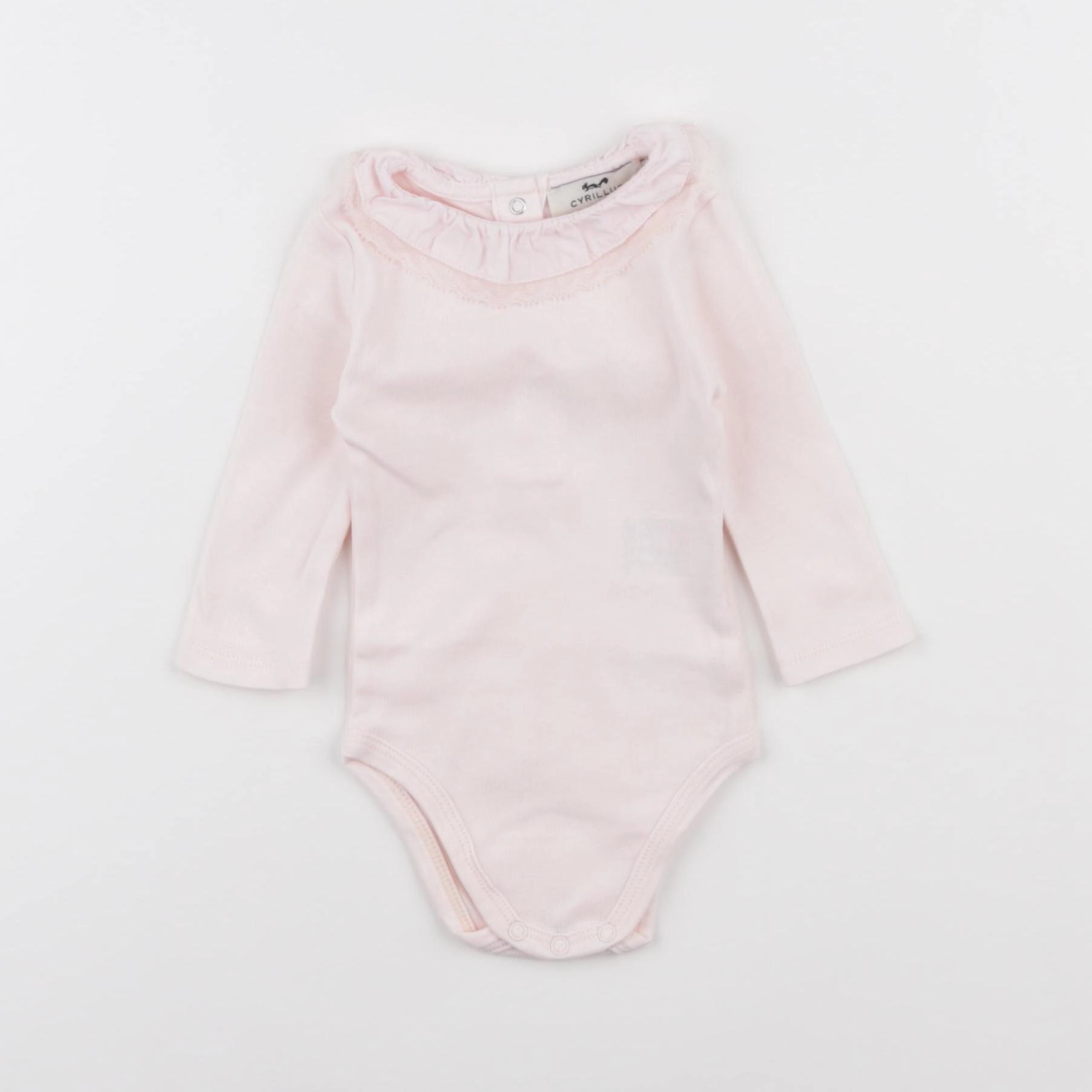 Cyrillus - body à col rose - 3 mois