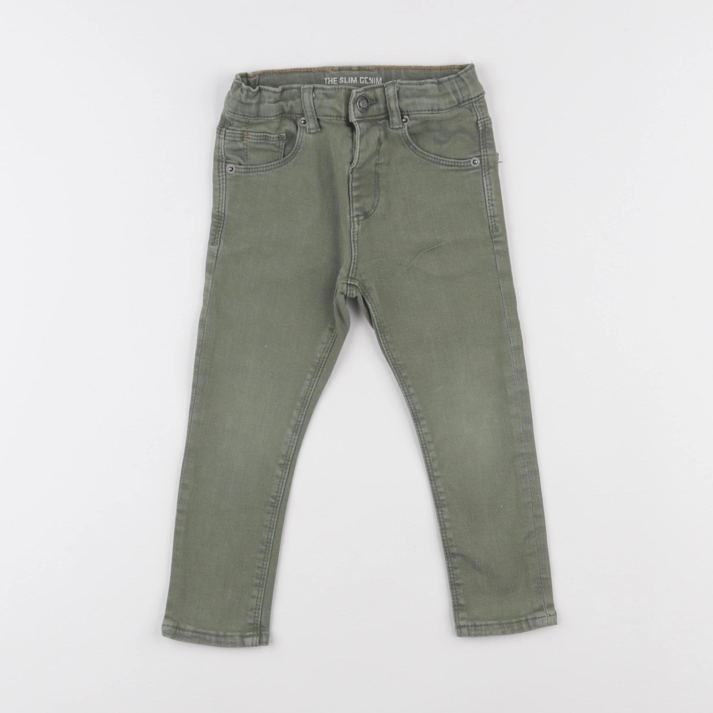Zara - jean vert - 2/3 ans