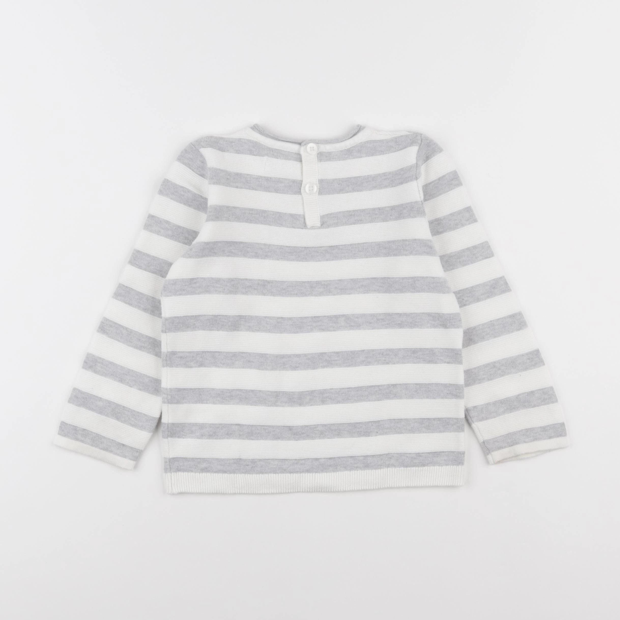 Mango - pull blanc - 2/3 ans