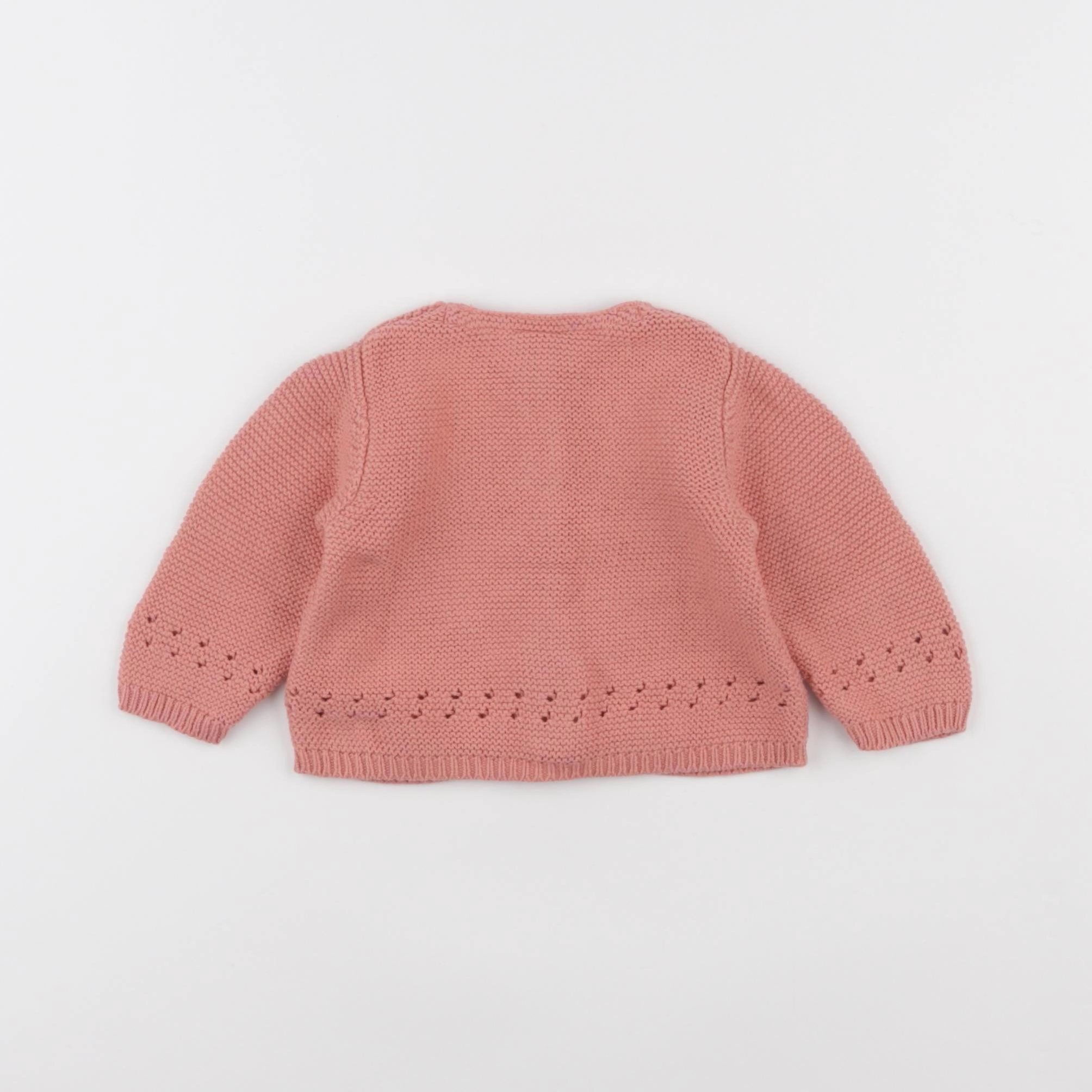 Tape à l'oeil - gilet rose - 3 mois