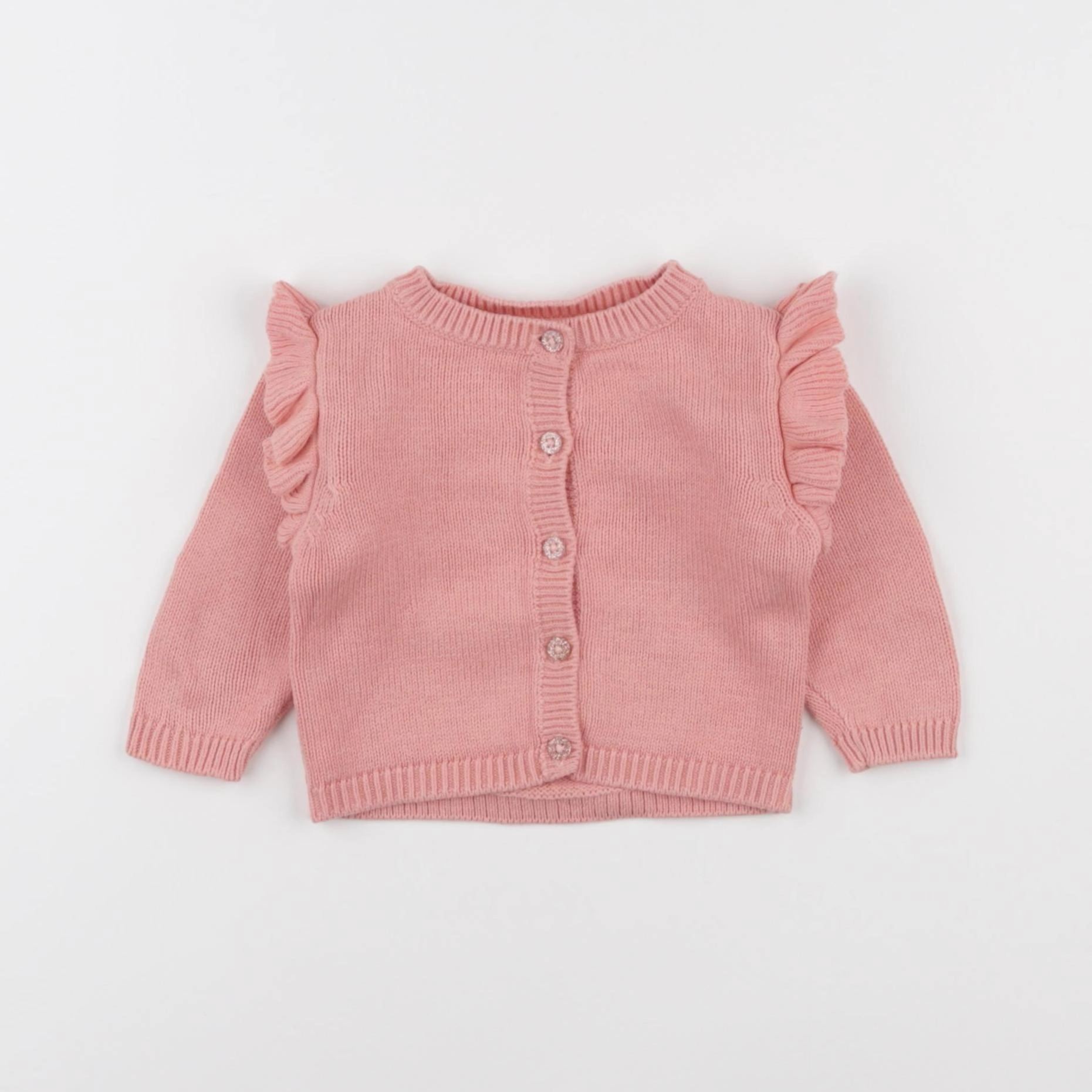 Tape à l'oeil - gilet rose - 3 mois
