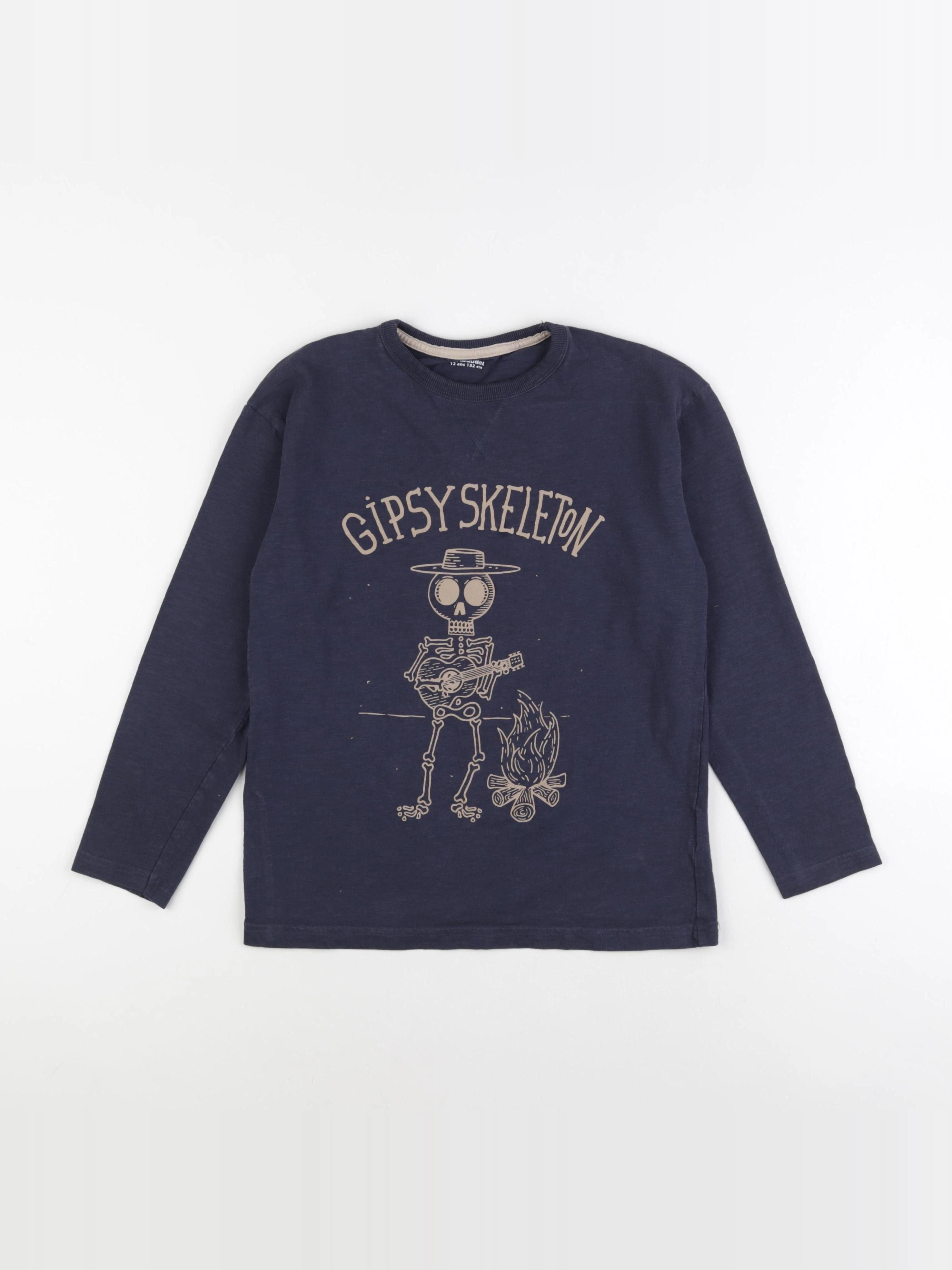 Vertbaudet - tee-shirt bleu - 12 ans