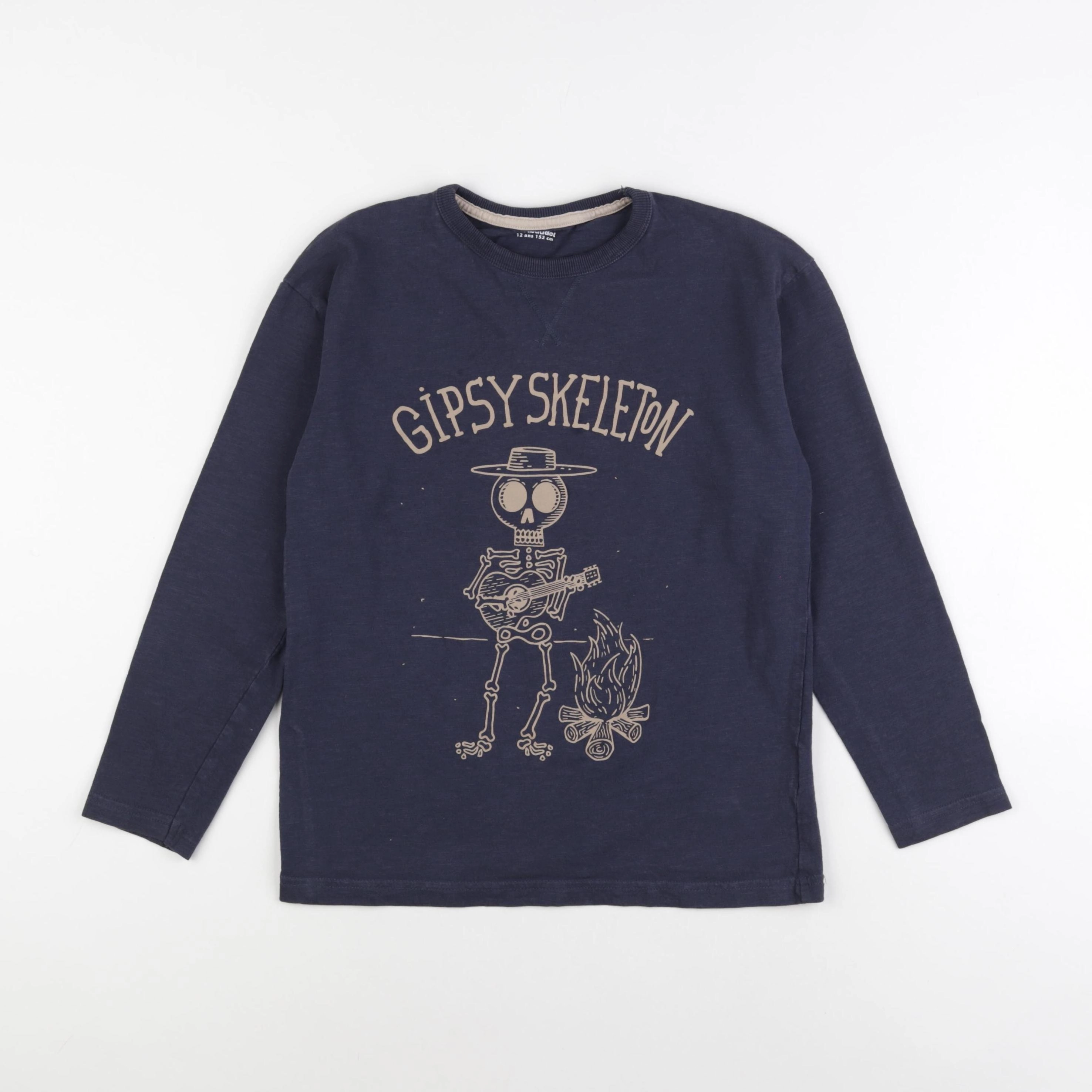 Vertbaudet - tee-shirt bleu - 12 ans