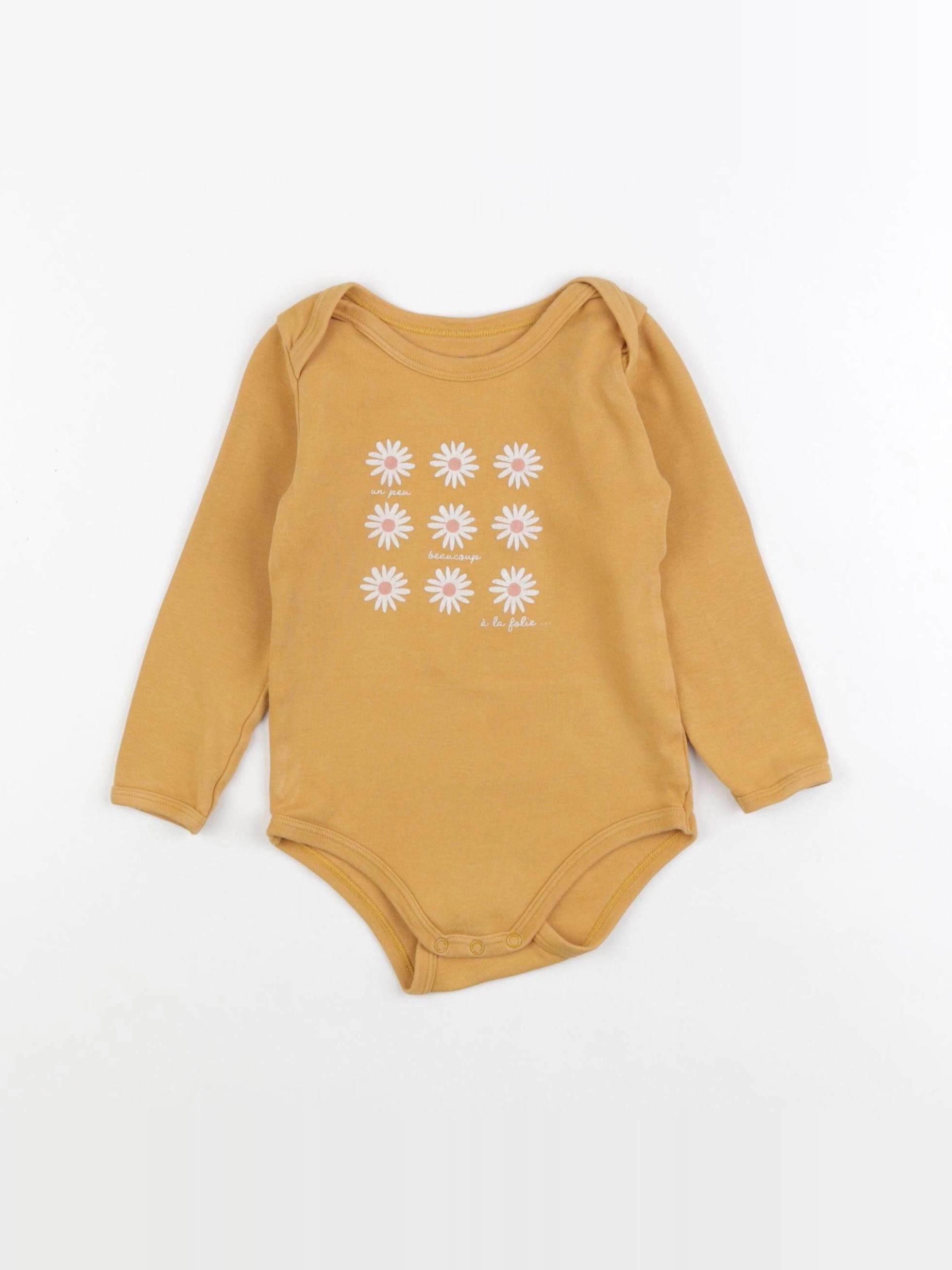 Vertbaudet - body jaune - 36 mois