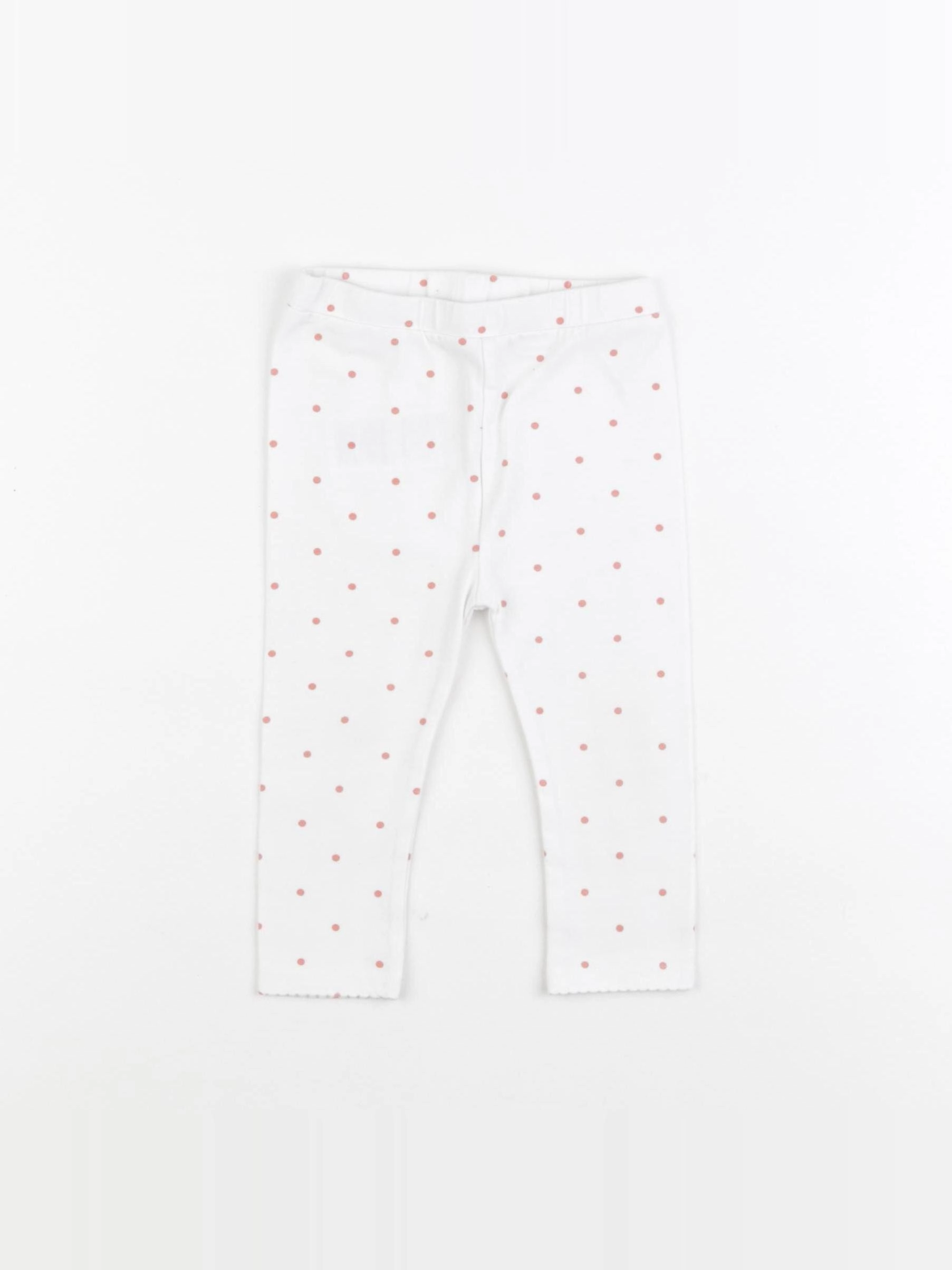 Vertbaudet - legging blanc - 18 mois