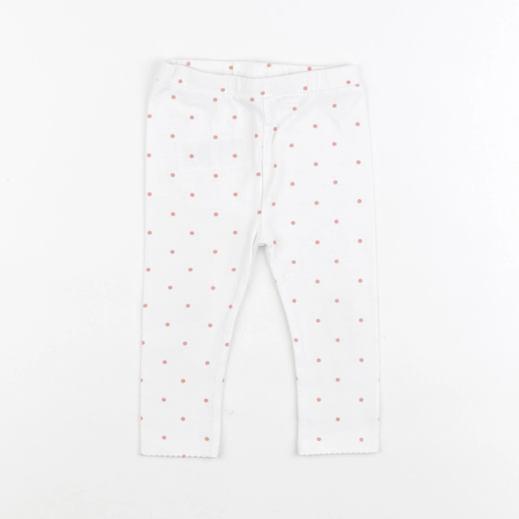 Vertbaudet - legging blanc - 18 mois