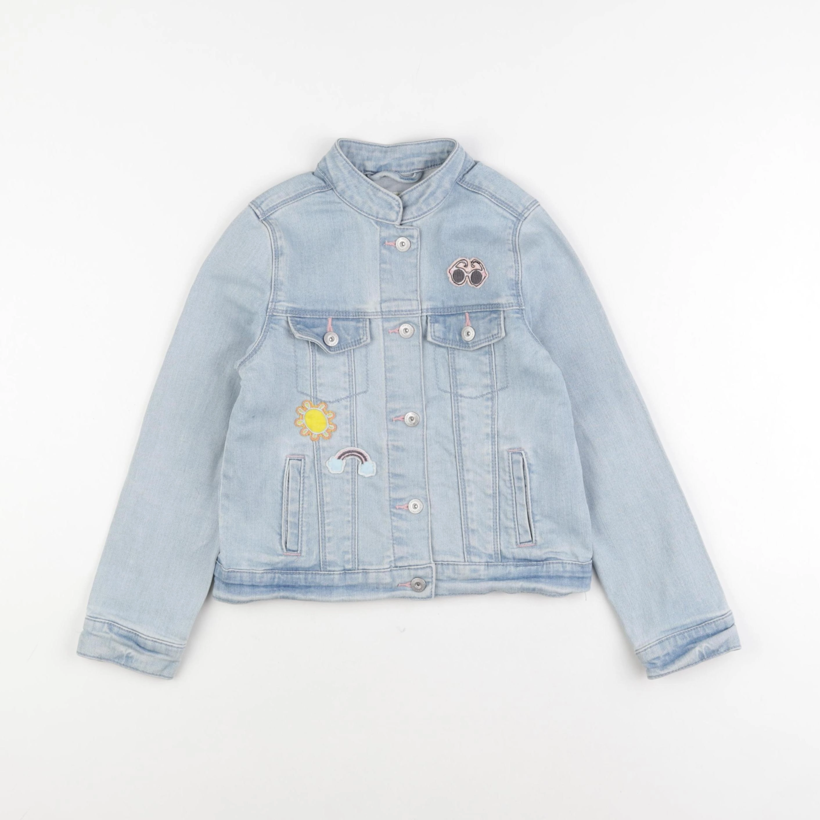 Vertbaudet - veste bleu - 8 ans
