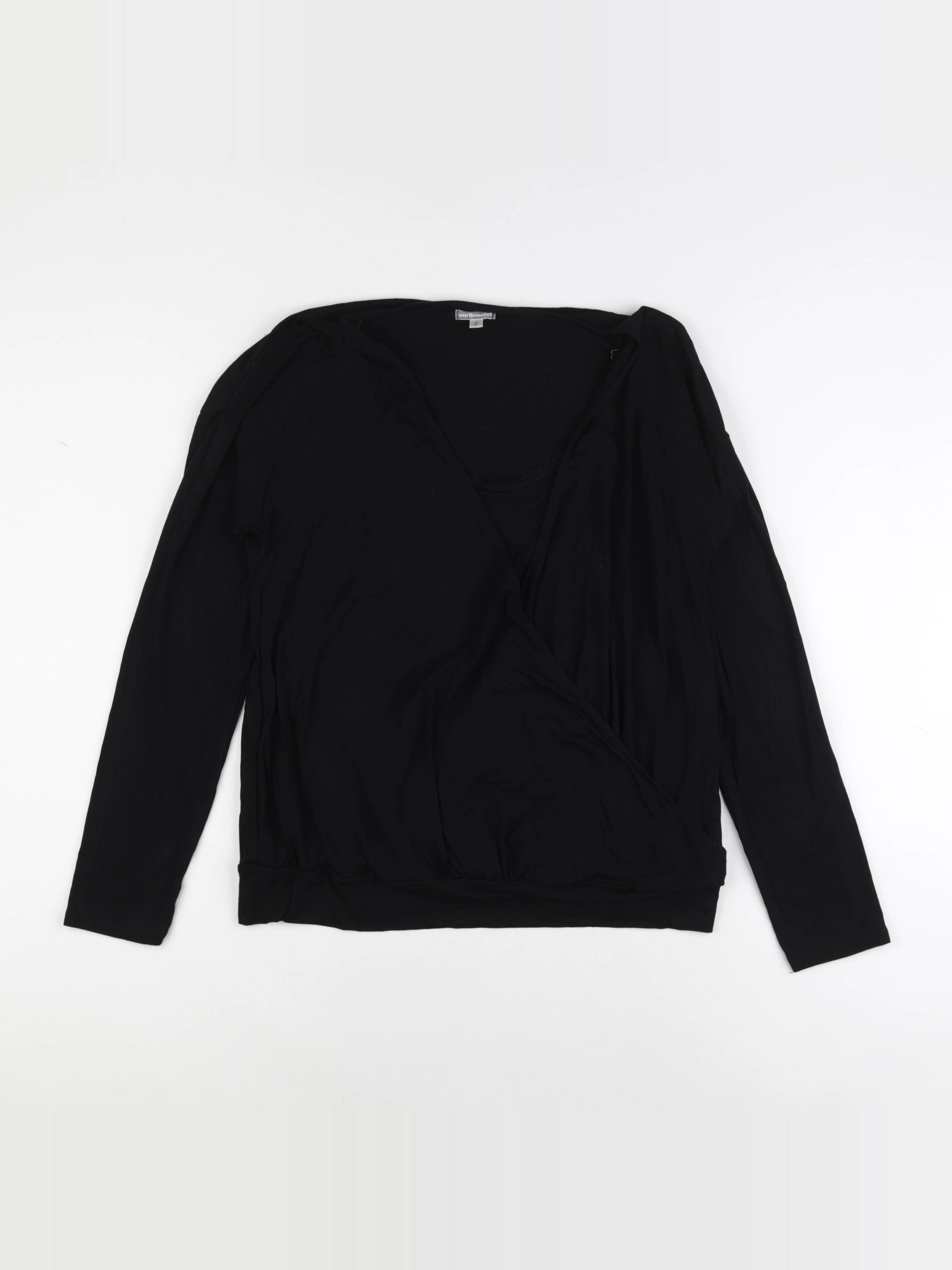 Vertbaudet - tee-shirt grossesse, allaitement noir - 42 à 44