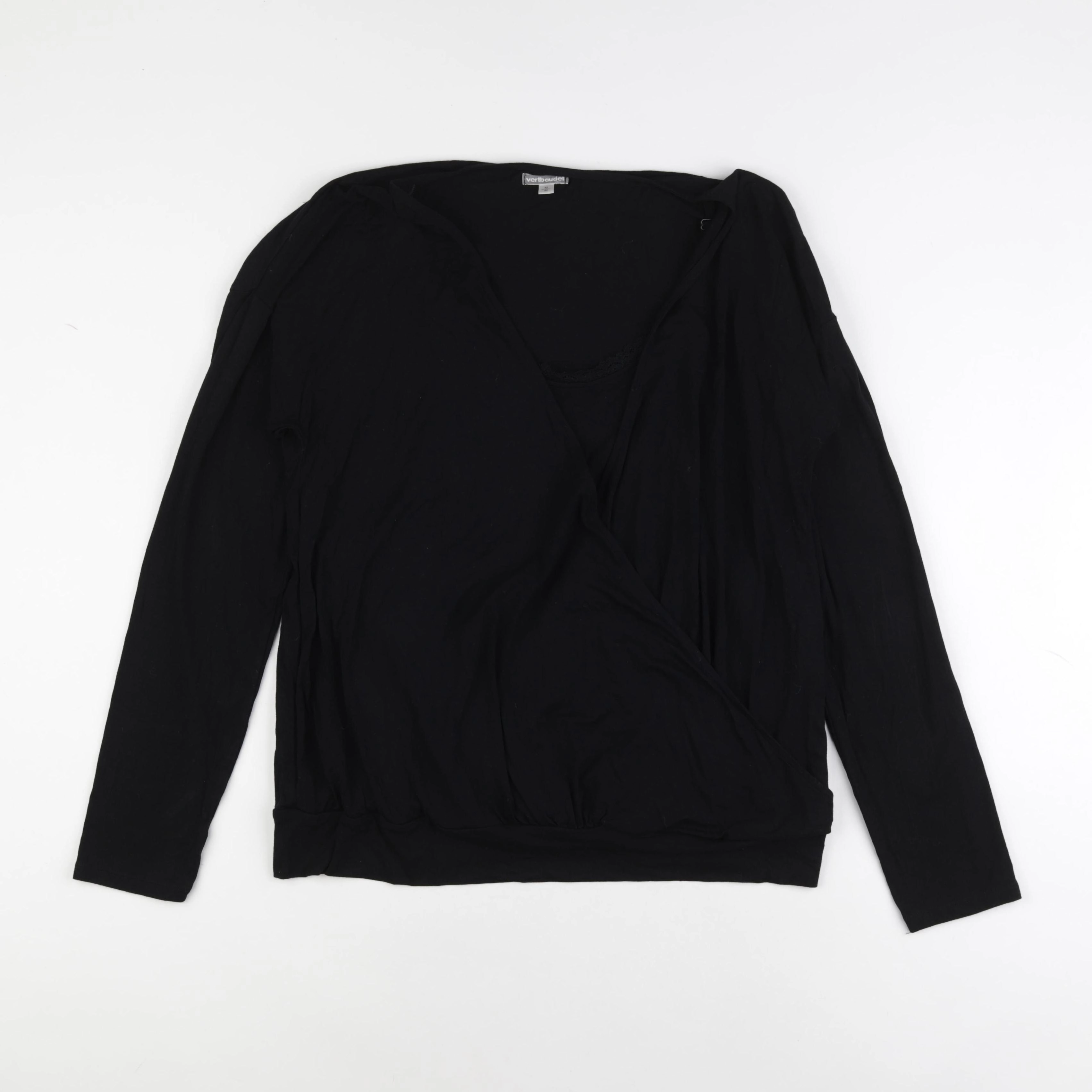 Vertbaudet - tee-shirt grossesse, allaitement noir - 42 à 44