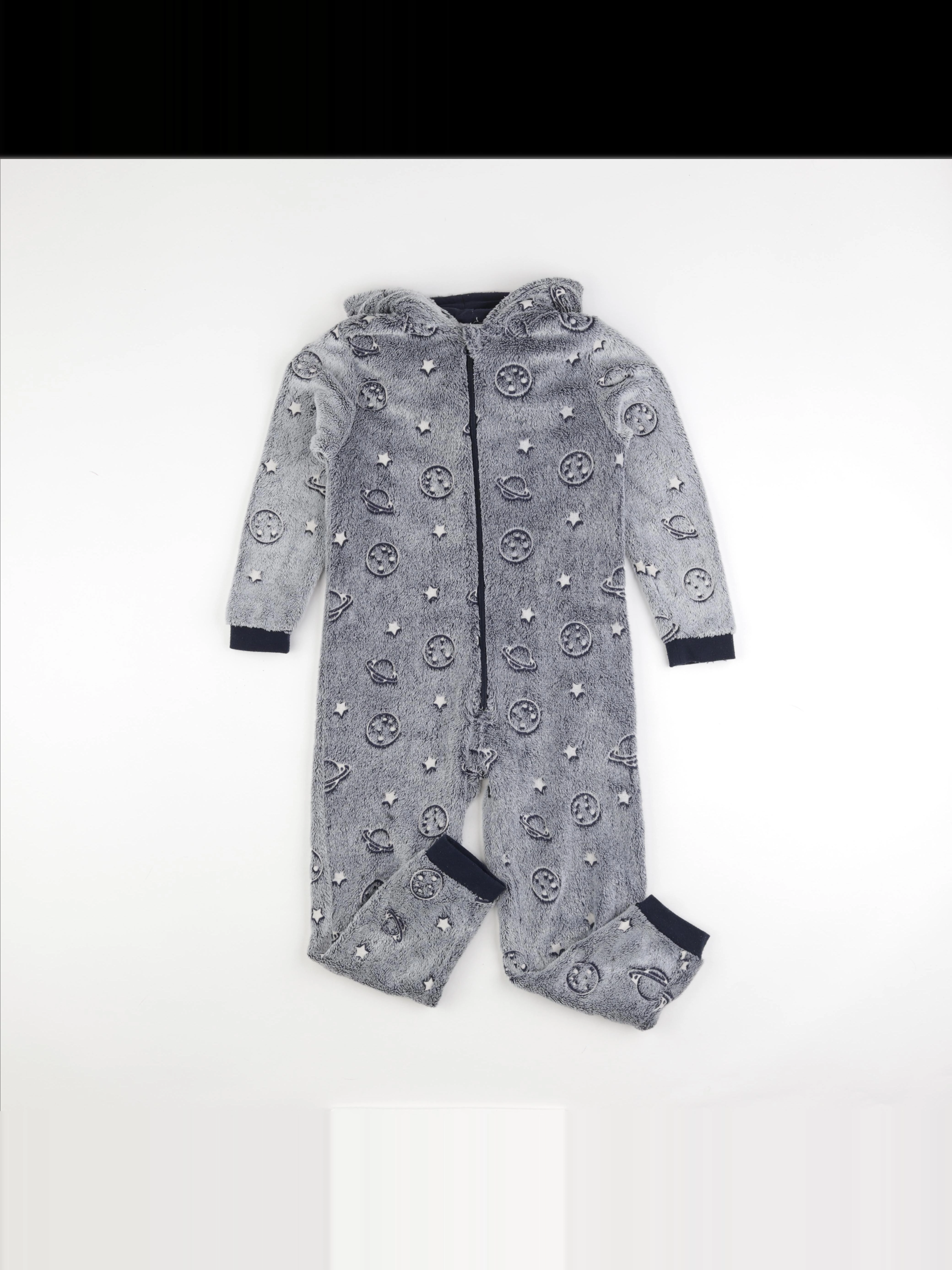 Vertbaudet - sur-pyjama bleu - 8 ans