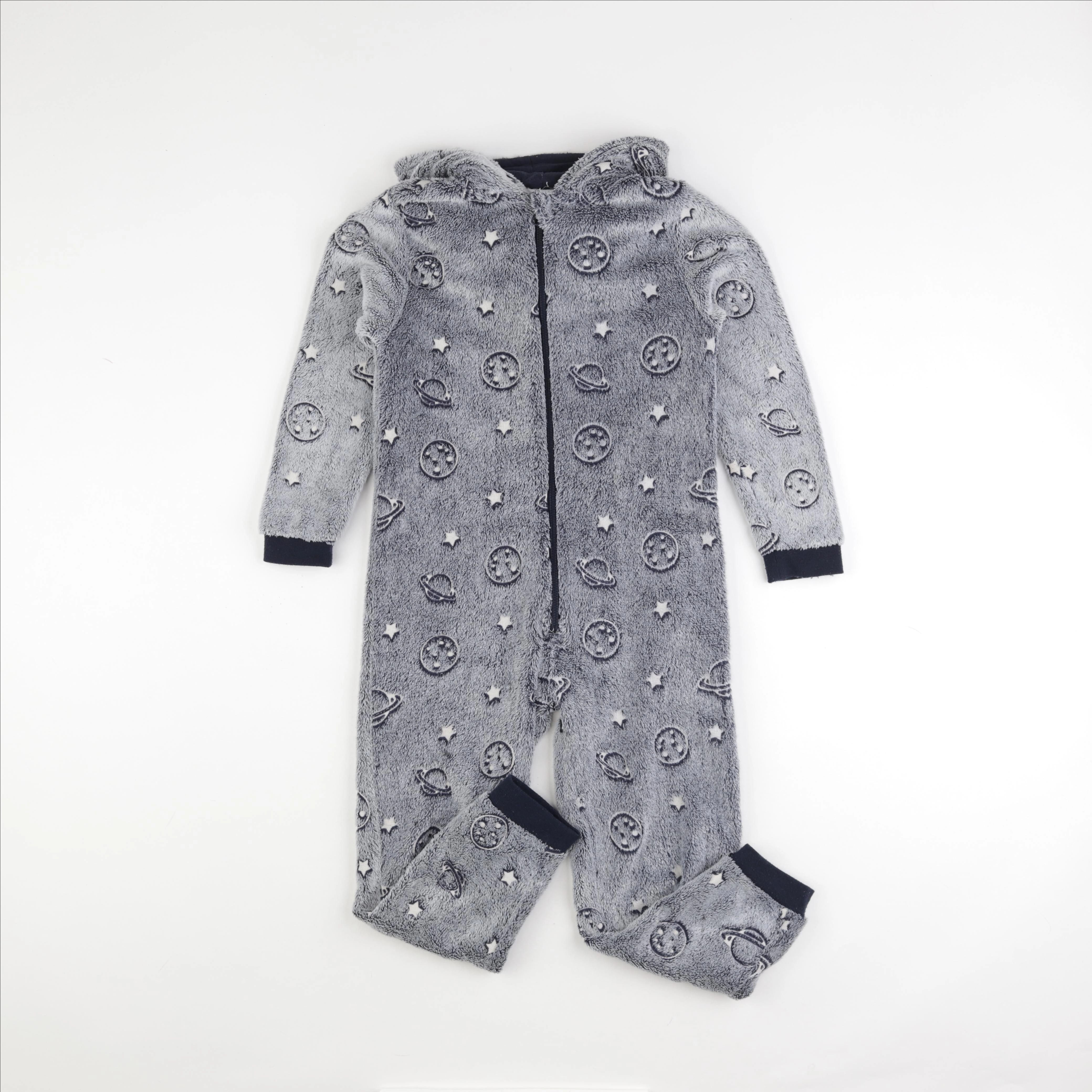Vertbaudet - sur-pyjama bleu - 8 ans
