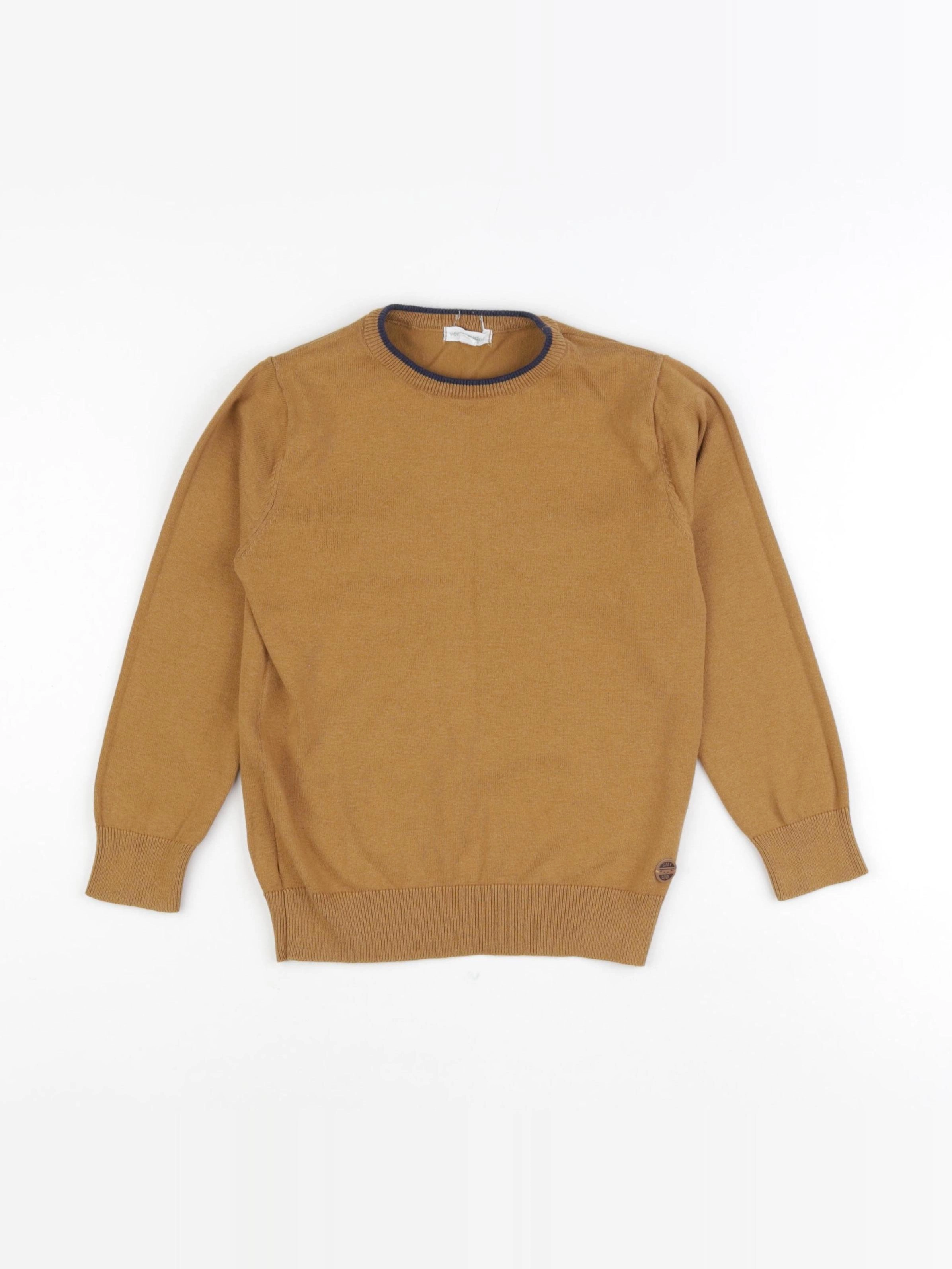 Vertbaudet - pull marron - 6 ans