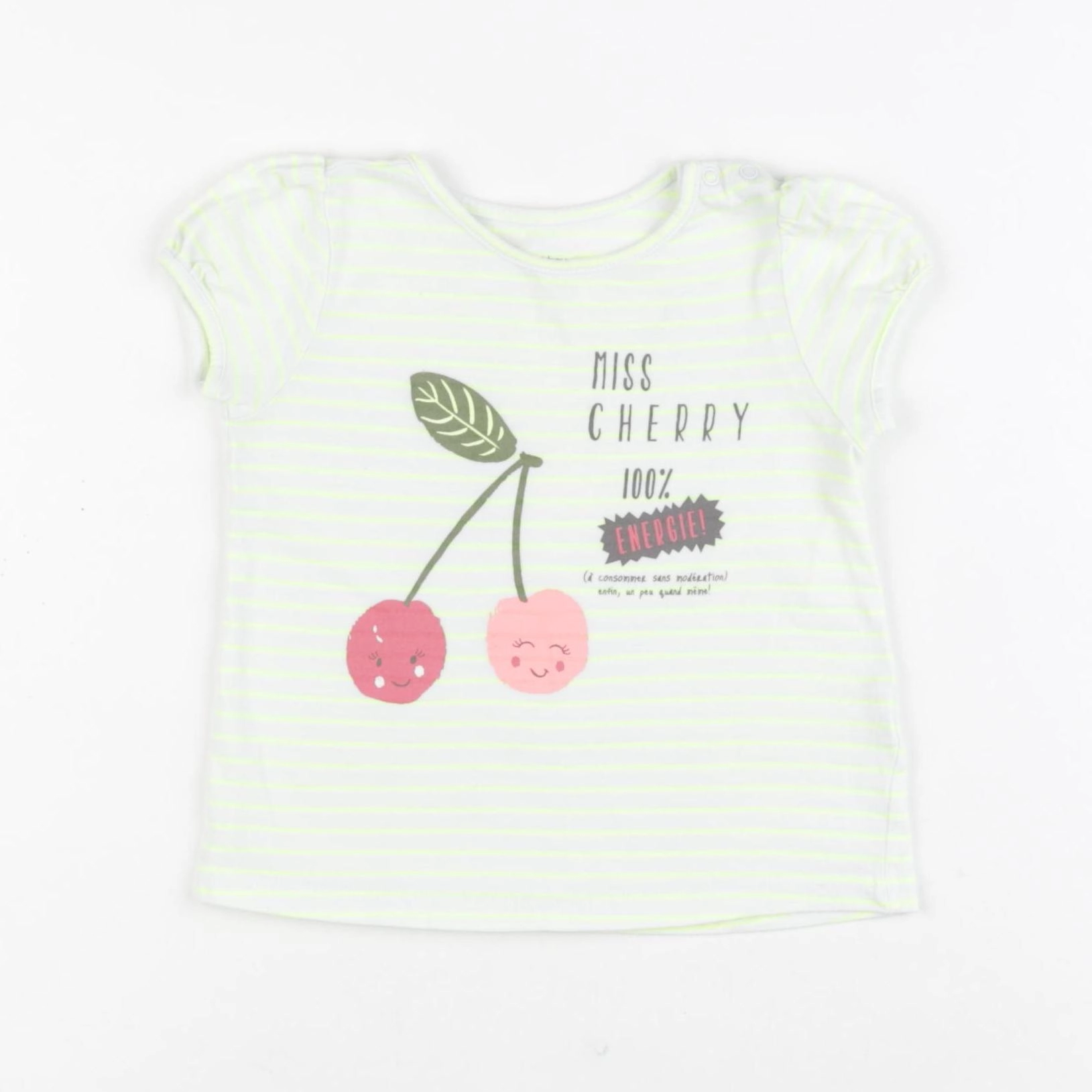 Boutchou - tee-shirt jaune - 18 mois