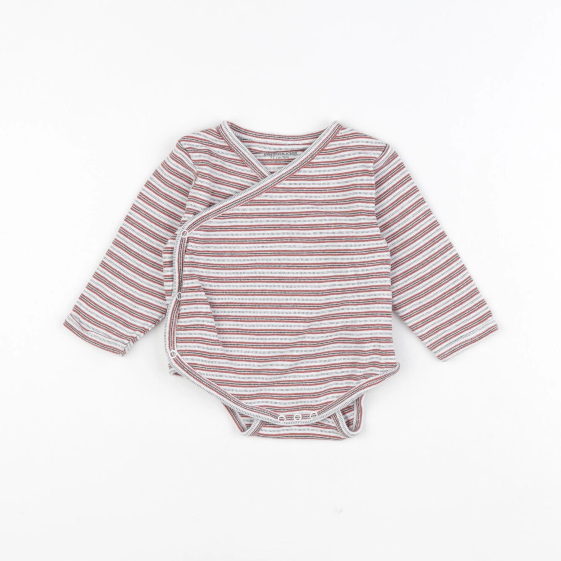 Vertbaudet - body multicolore - 9 mois