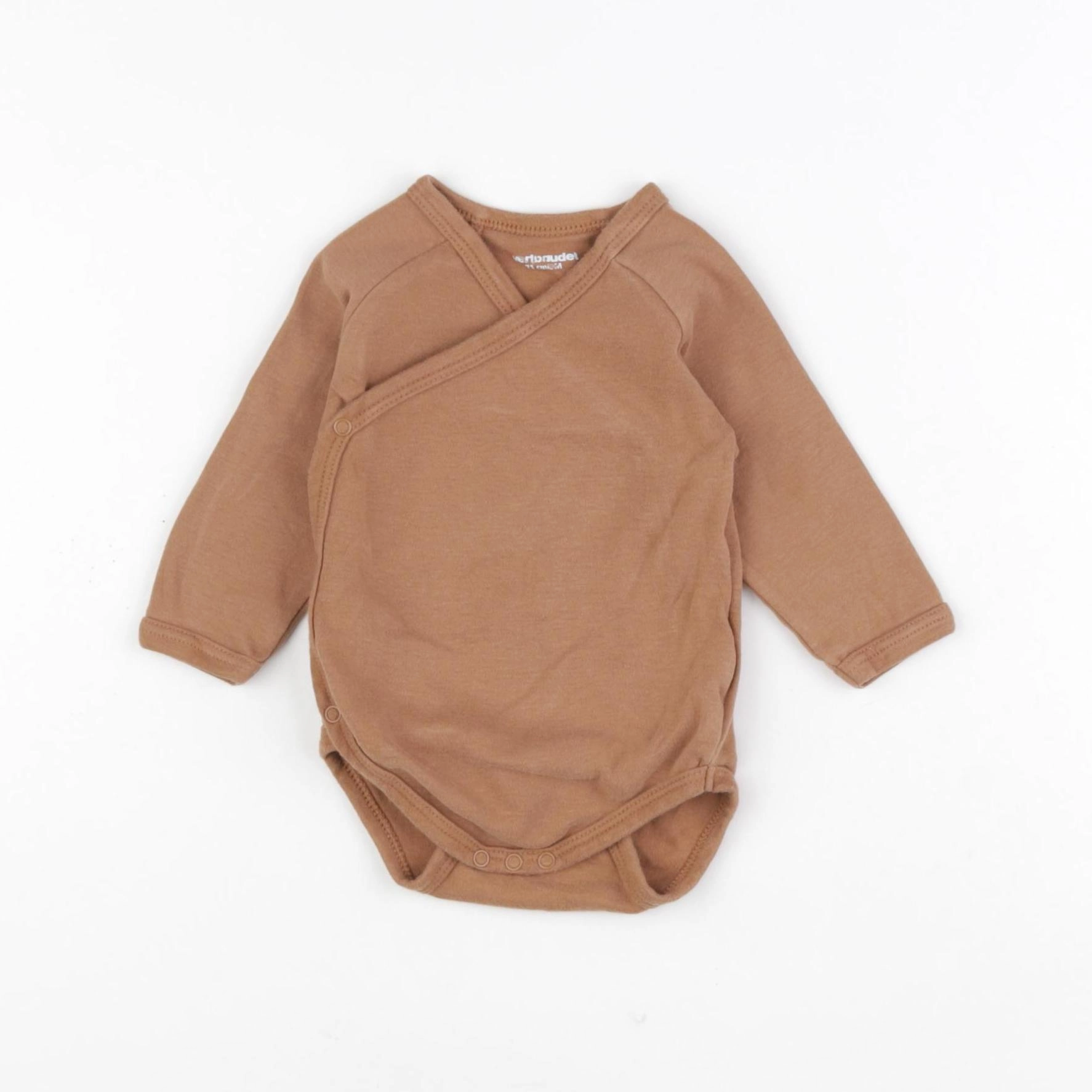Vertbaudet - body marron - 9 mois