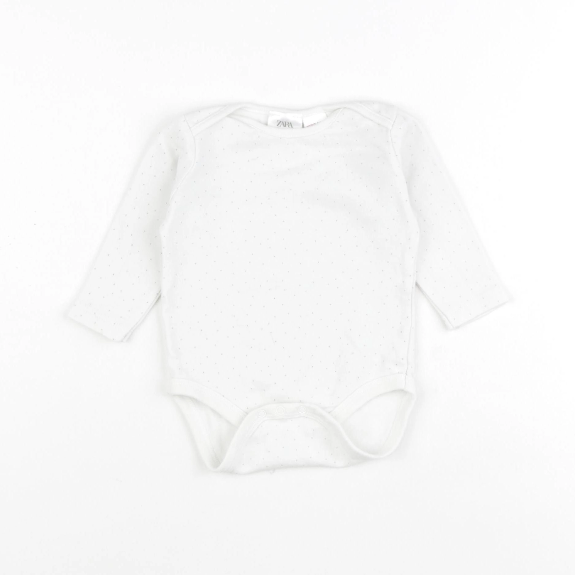 Zara - body blanc - 6/9 mois
