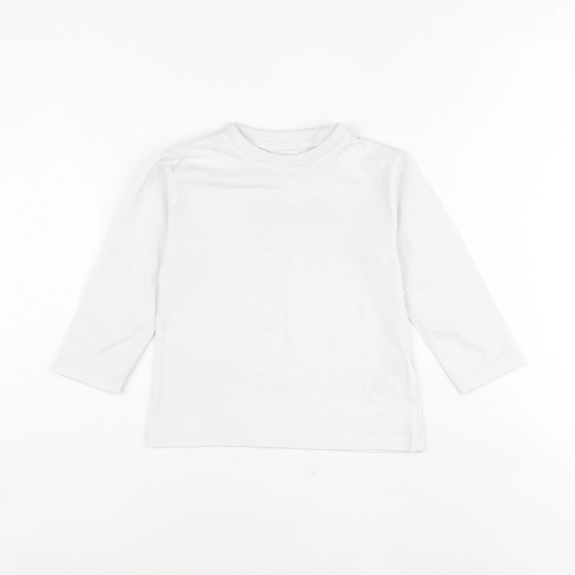 Zara - tee-shirt blanc - 12/18 mois
