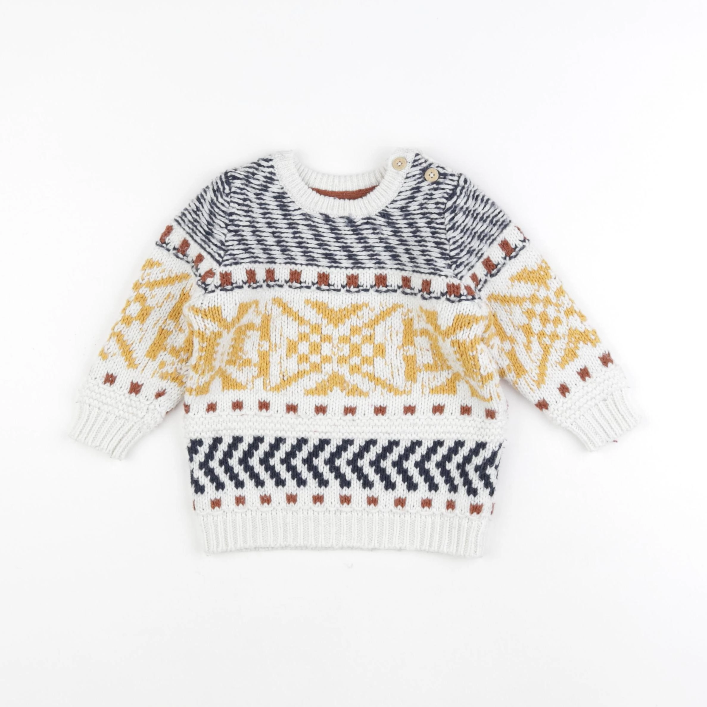 Tape à l'oeil - pull multicolore - 18 mois