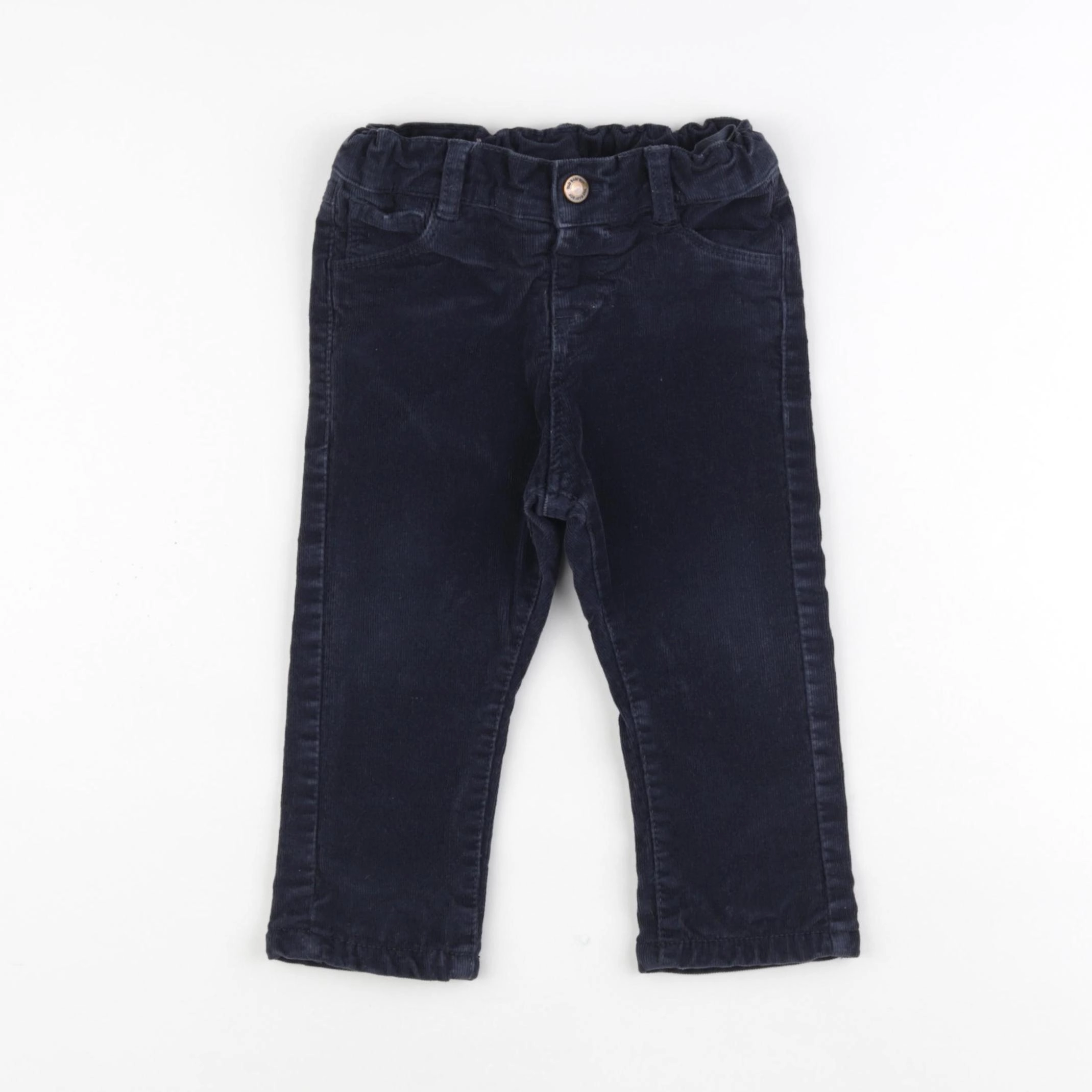 Tape à l'oeil - pantalon doublé bleu - 24 mois