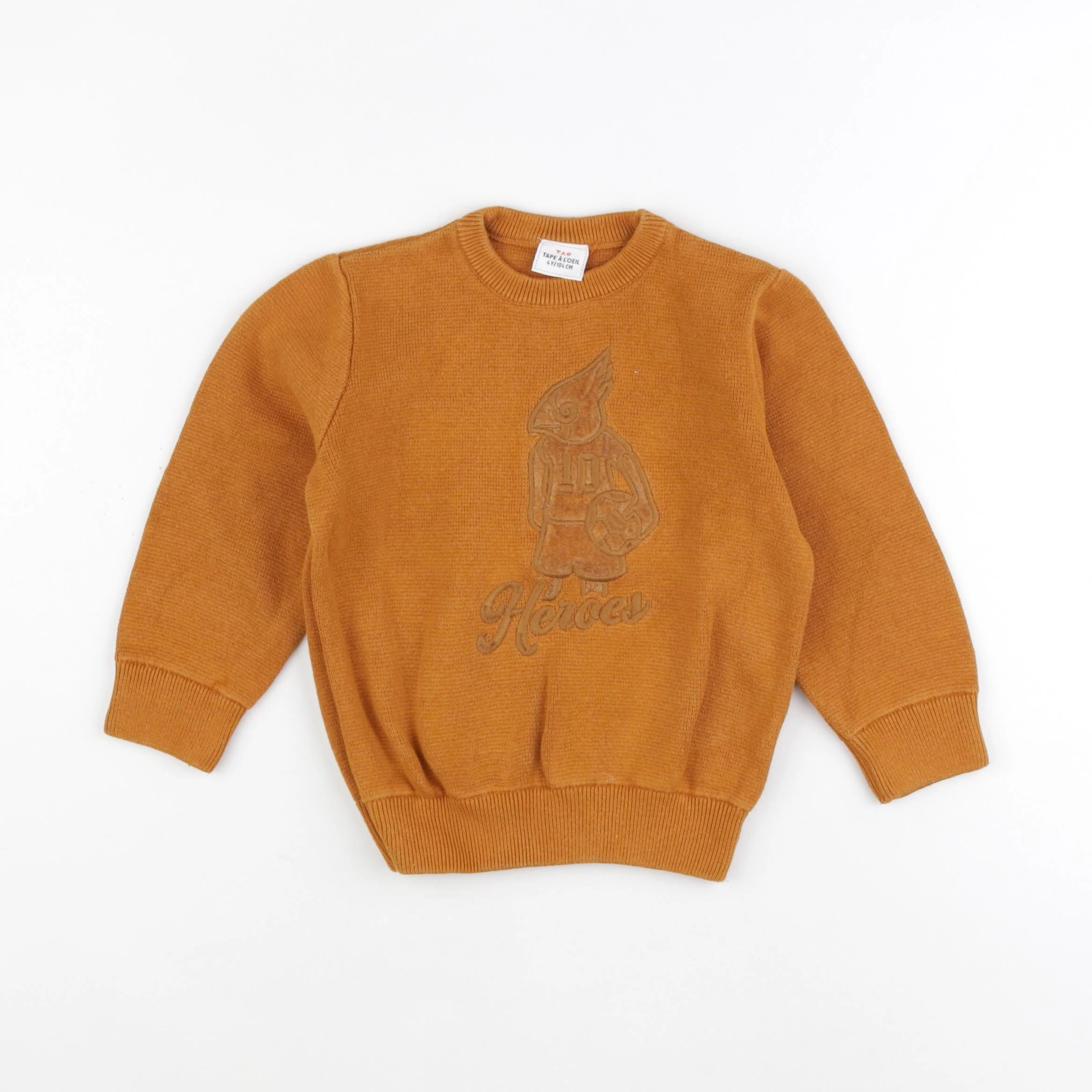 Tape à l'oeil - pull jaune - 4 ans