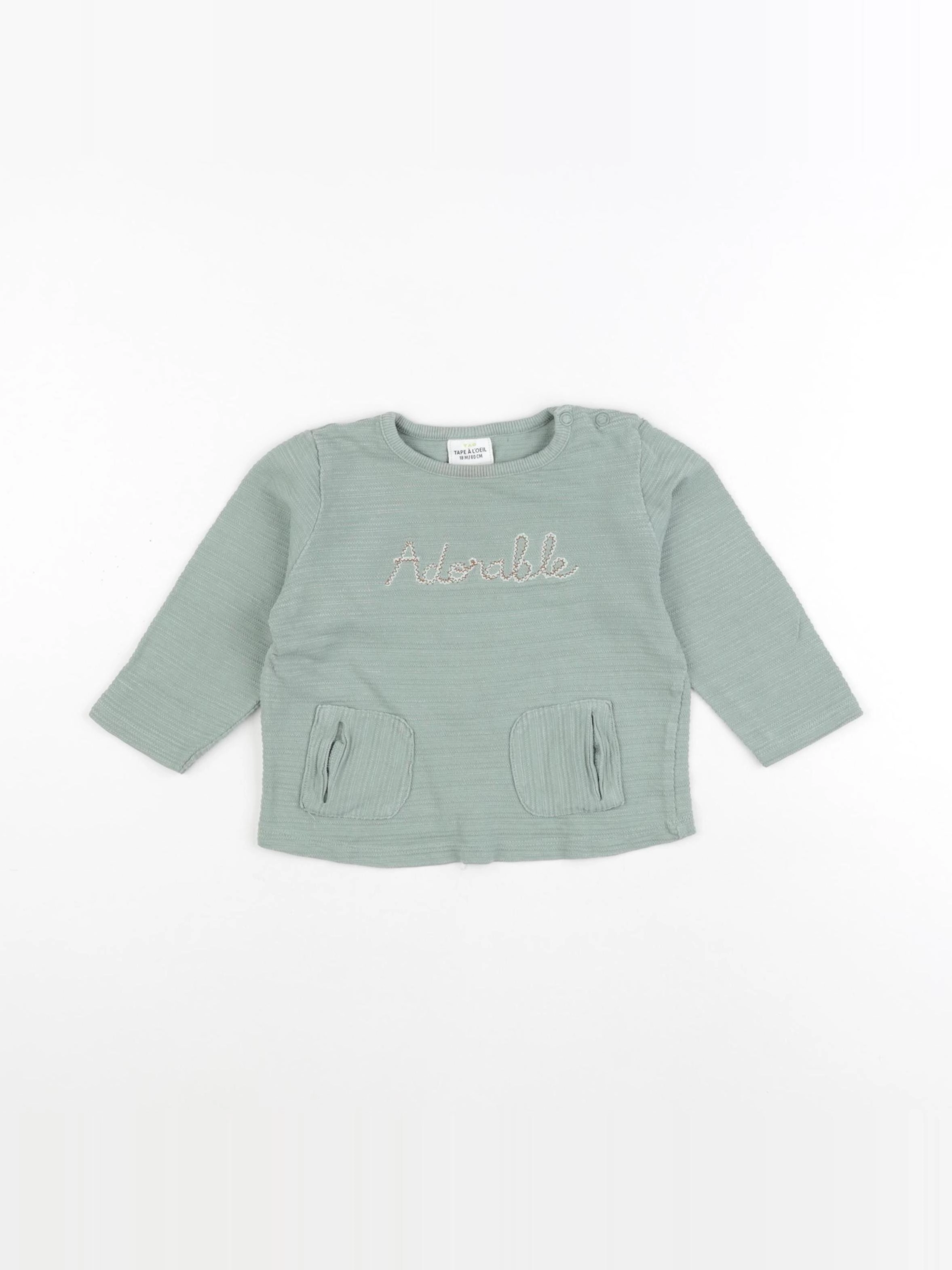 Tape à l'oeil - tee-shirt vert - 18 mois
