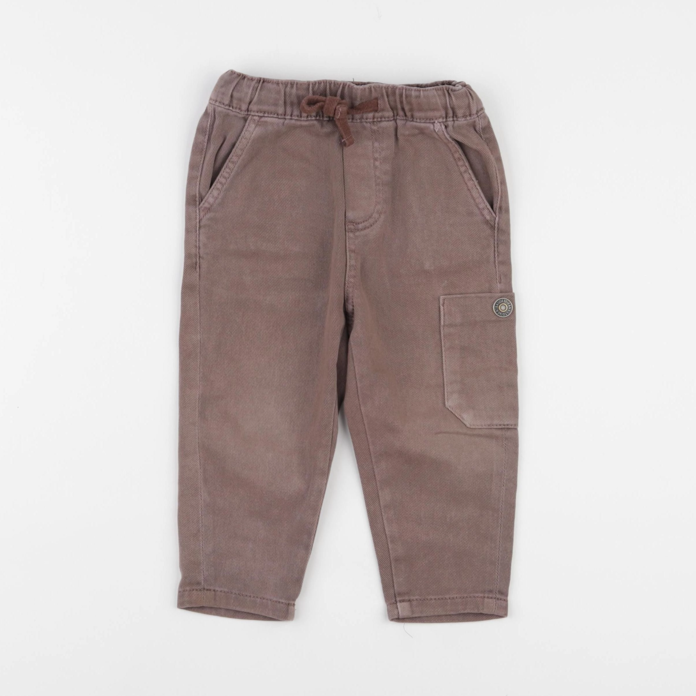 Vertbaudet - pantalon marron - 2 ans