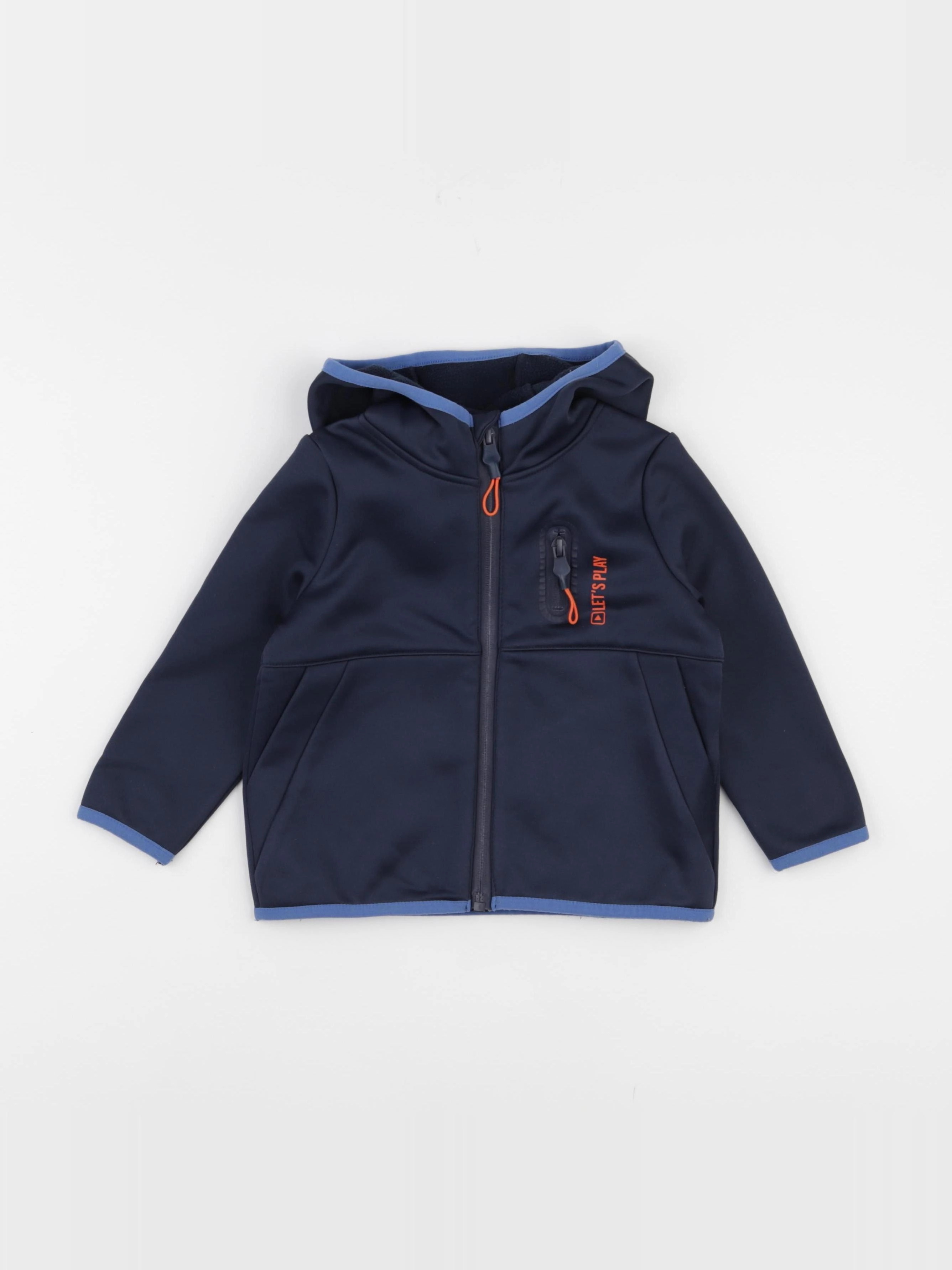 Vertbaudet - sweat bleu - 2 ans