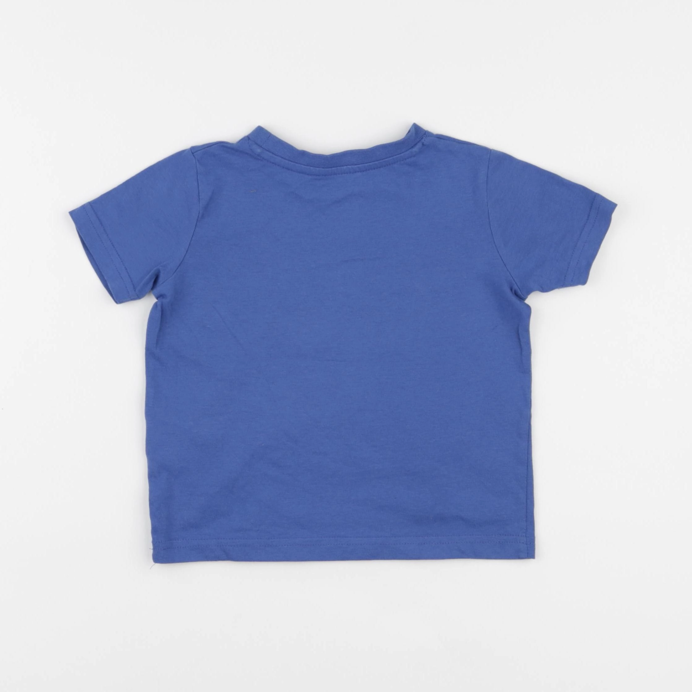 Vertbaudet - tee-shirt bleu - 2 ans