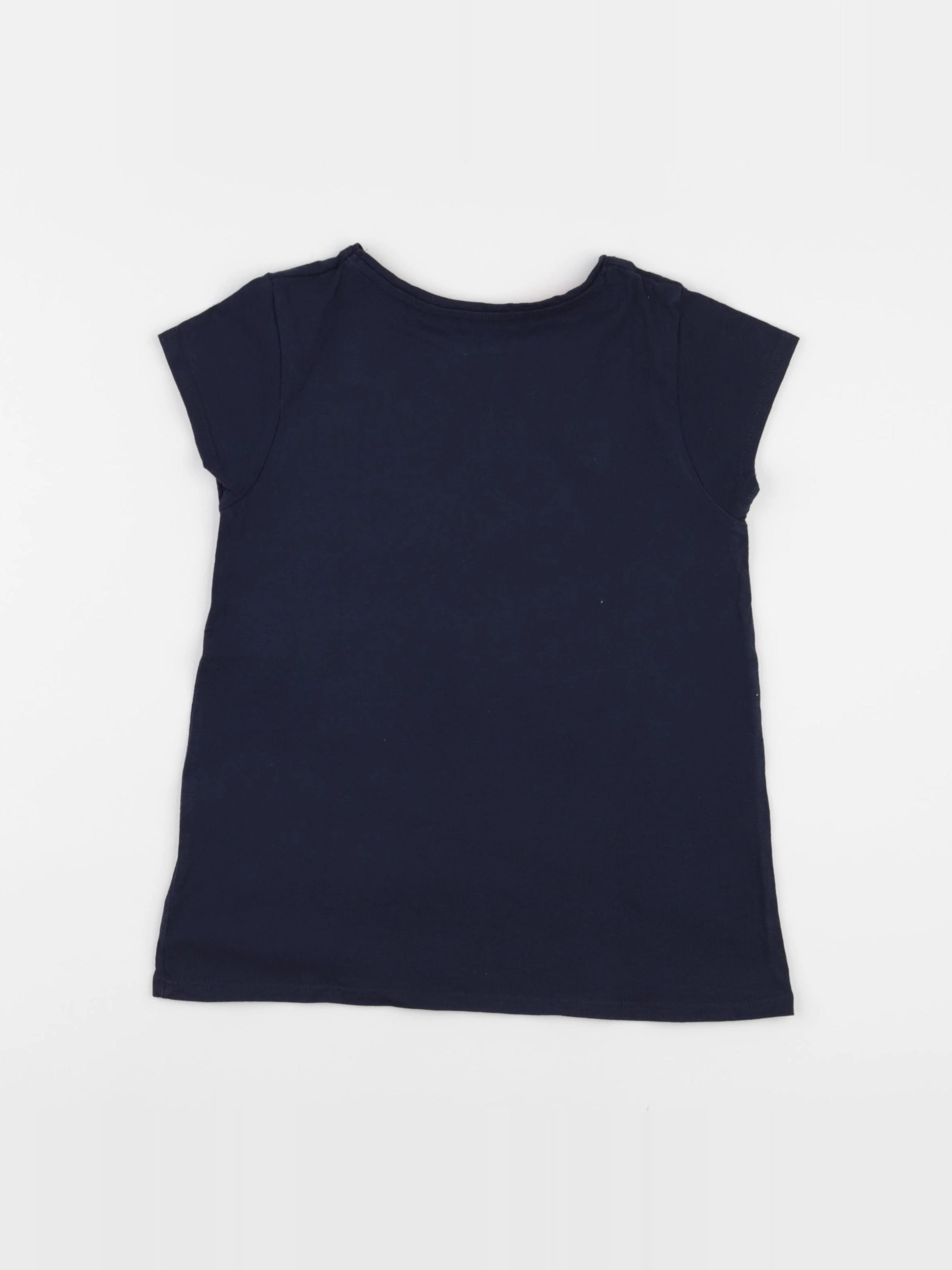 Vertbaudet - tee-shirt bleu - 8 ans