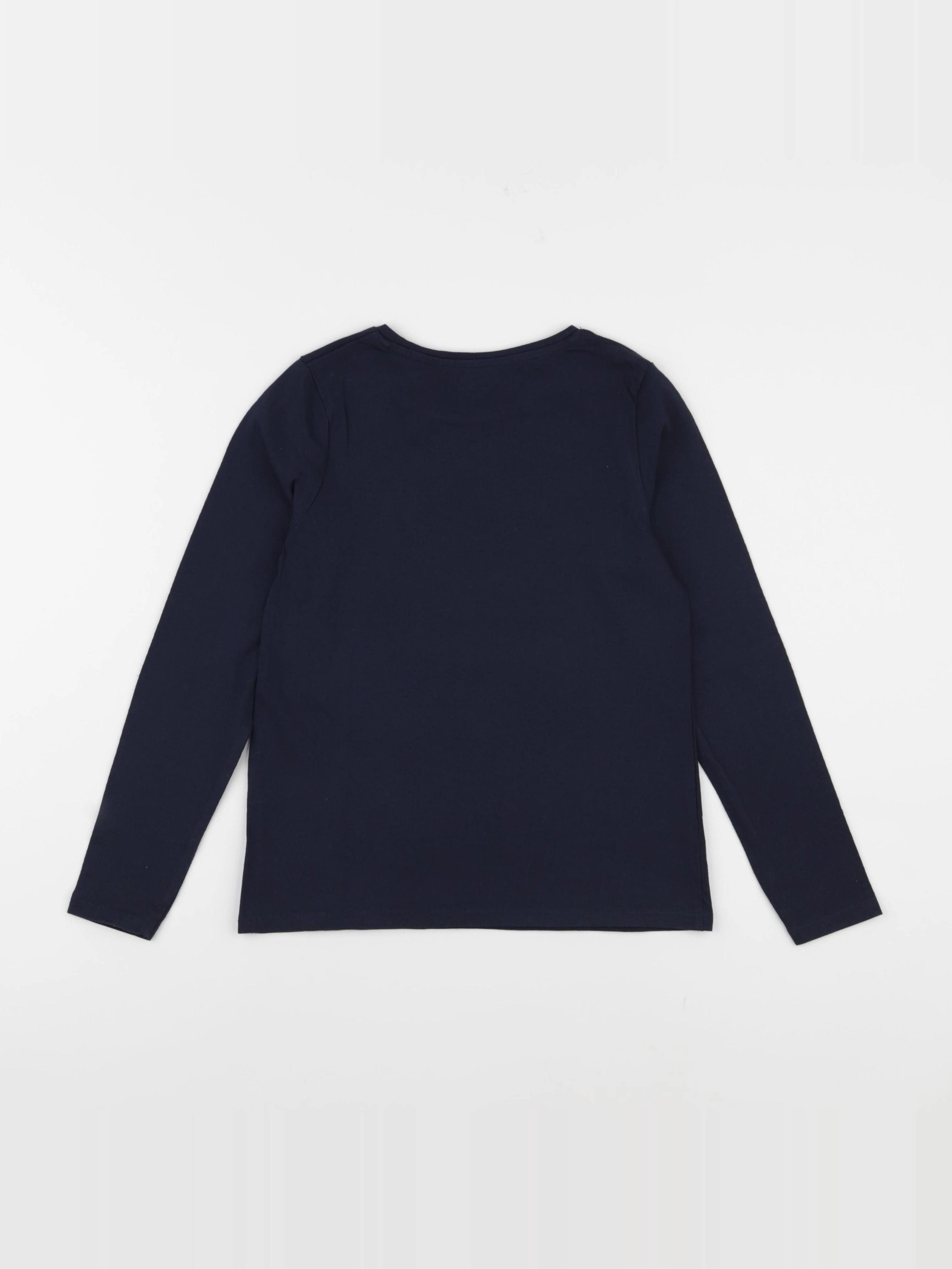 Vertbaudet - tee-shirt bleu - 8 ans