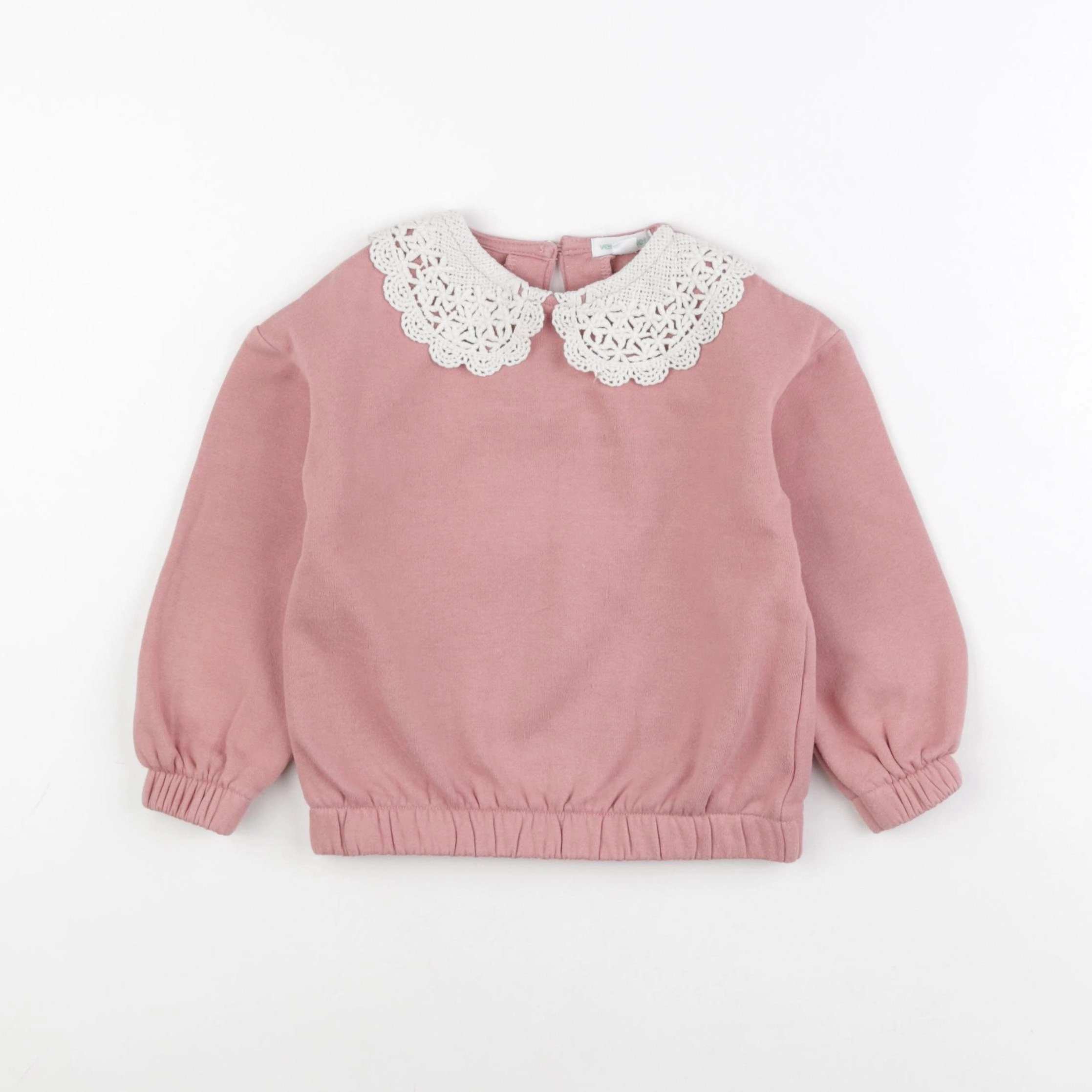 Vertbaudet - sweat rose - 4 ans