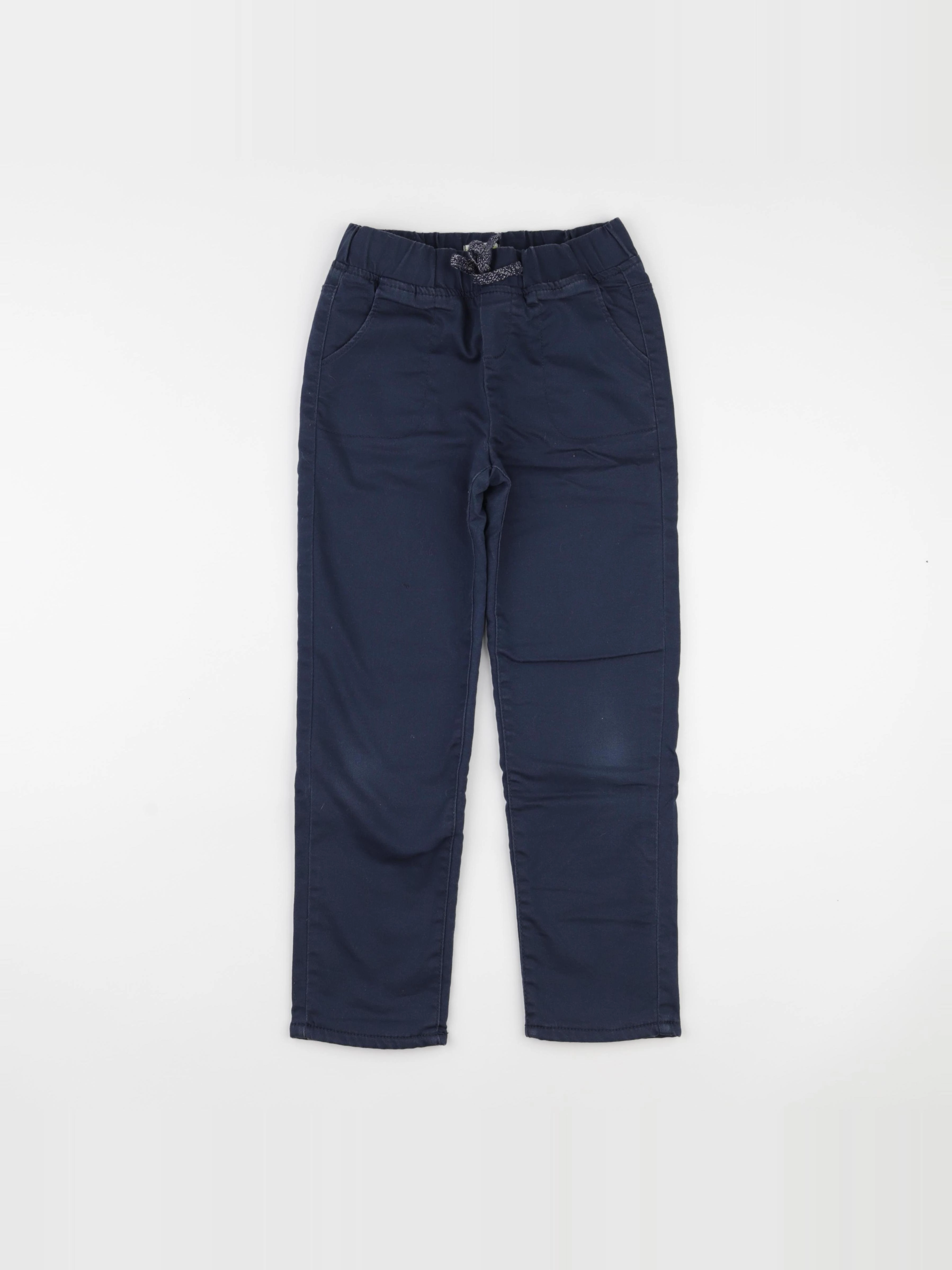 Vertbaudet - pantalon doublé bleu - 9 ans