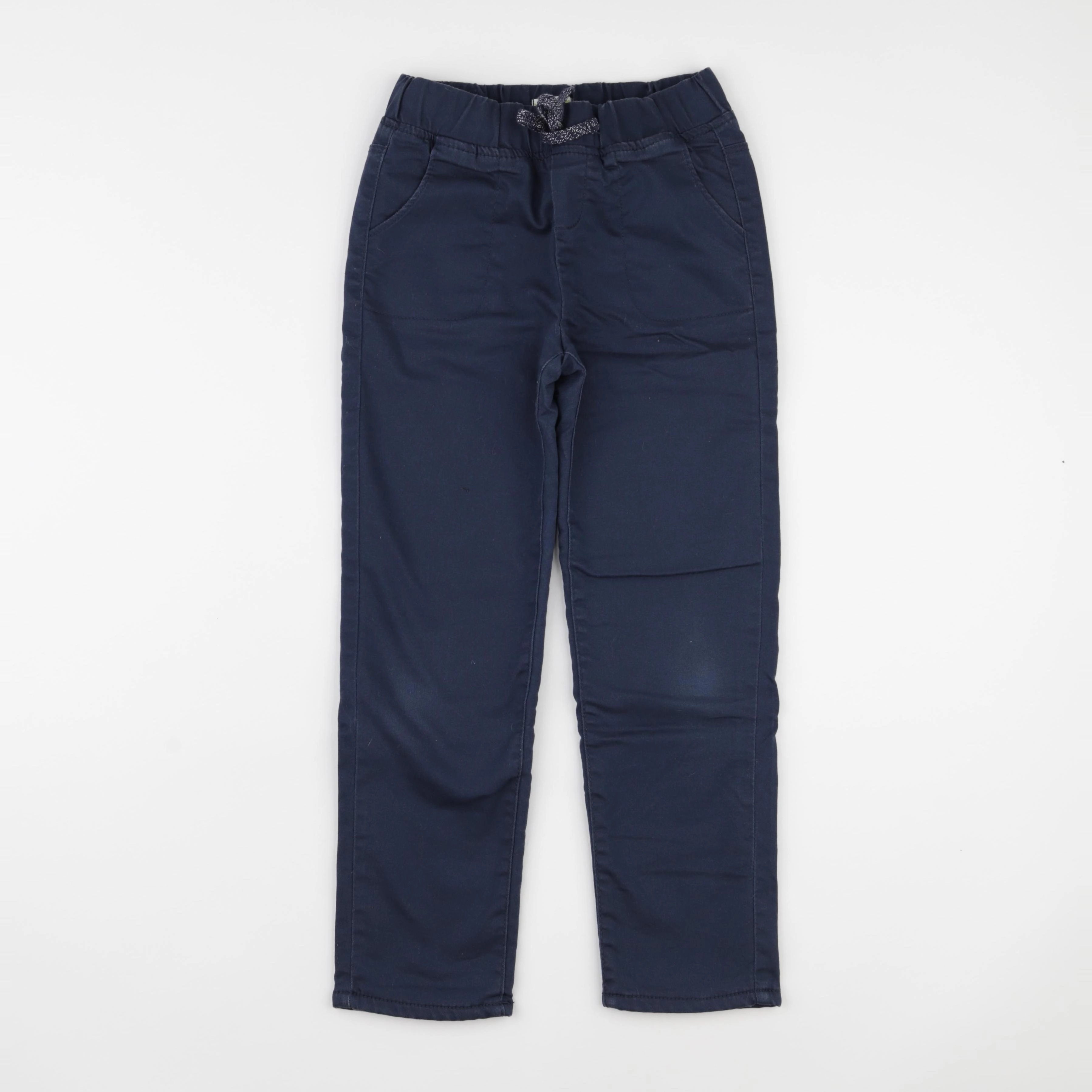 Vertbaudet - pantalon doublé bleu - 9 ans