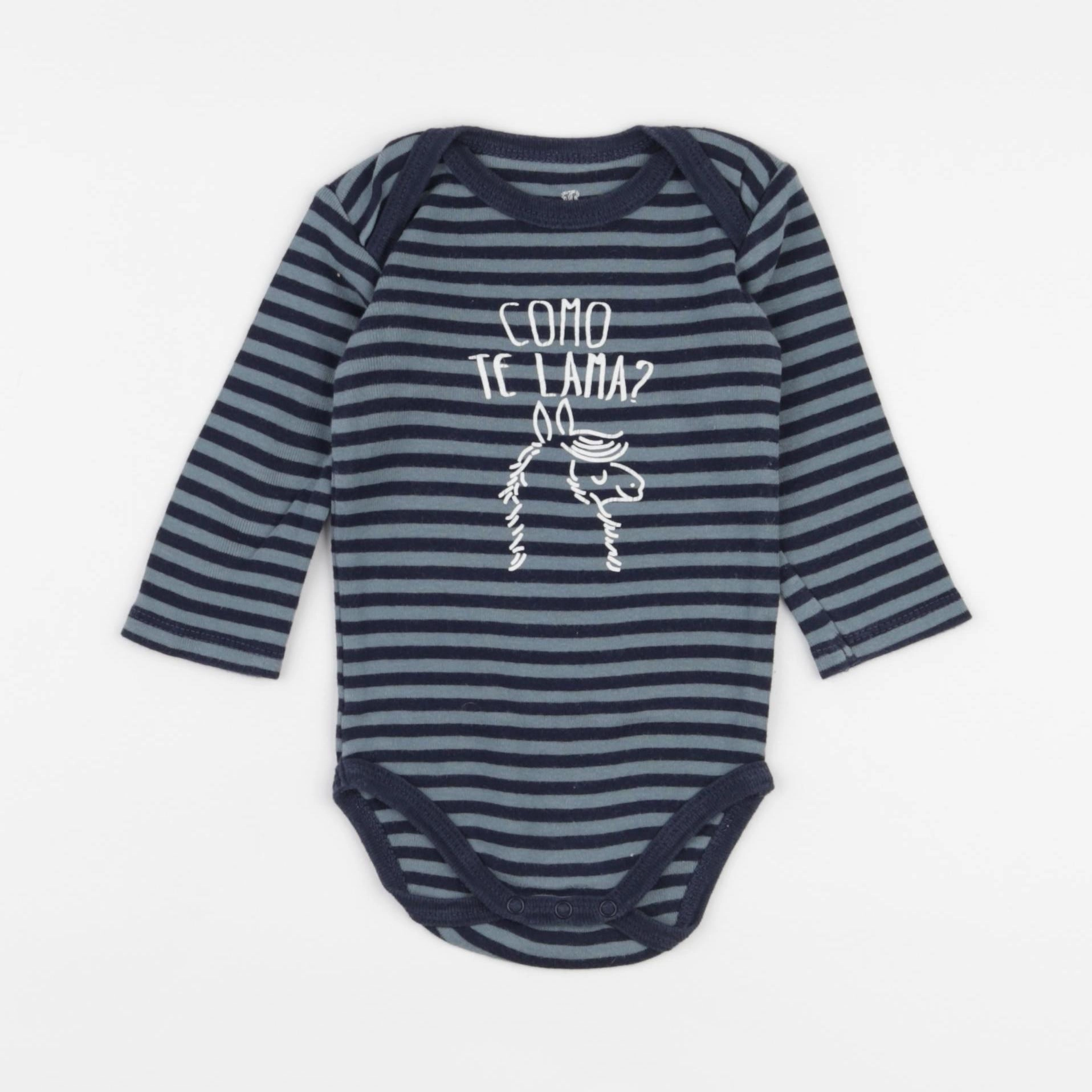 La Redoute - body gris - 9 mois