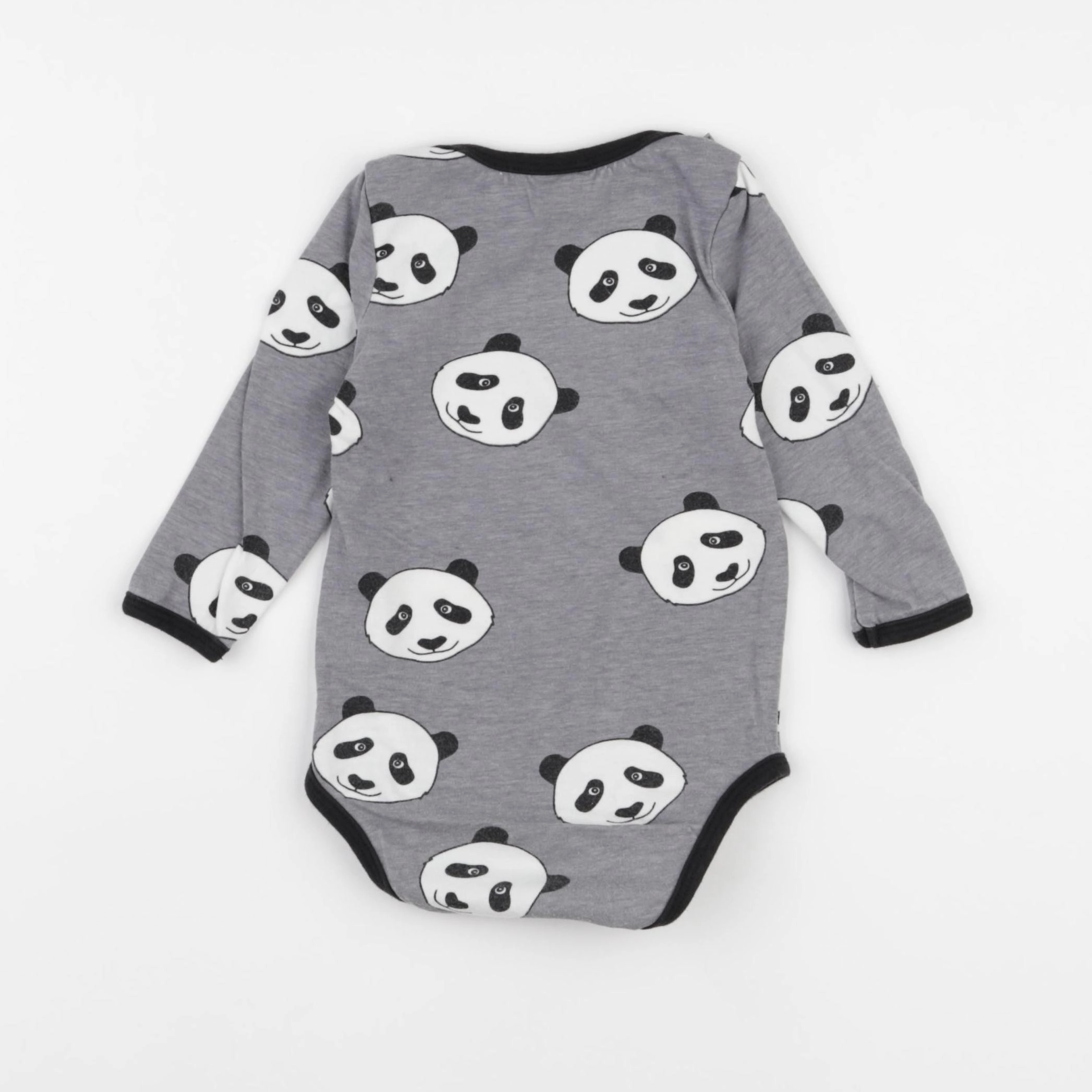 Smafolk - body gris - 6 mois
