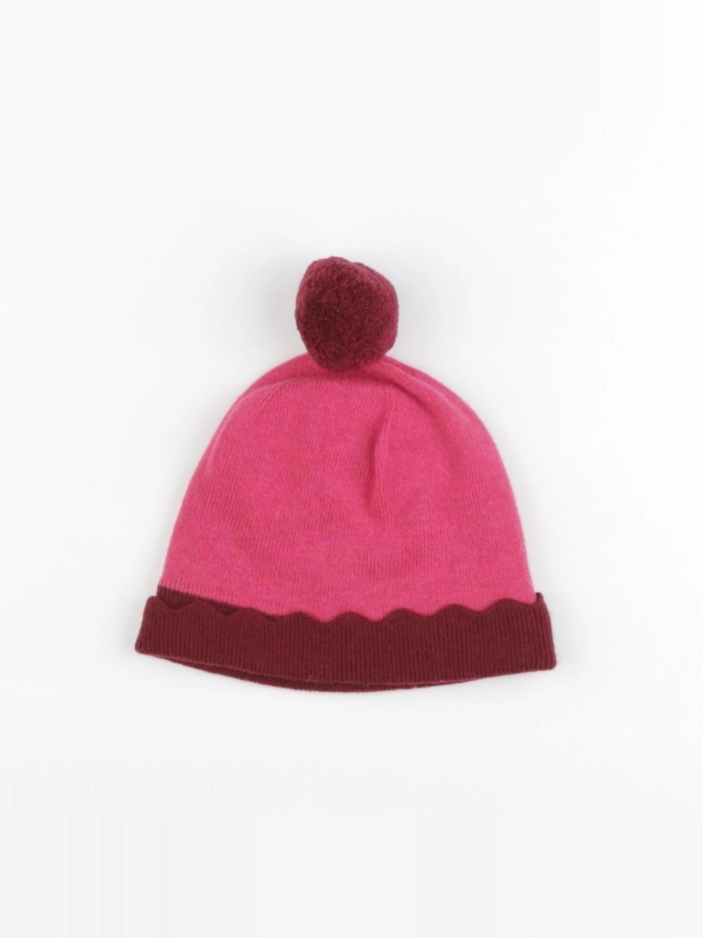 Jacadi - bonnet rose - 2/3 ans