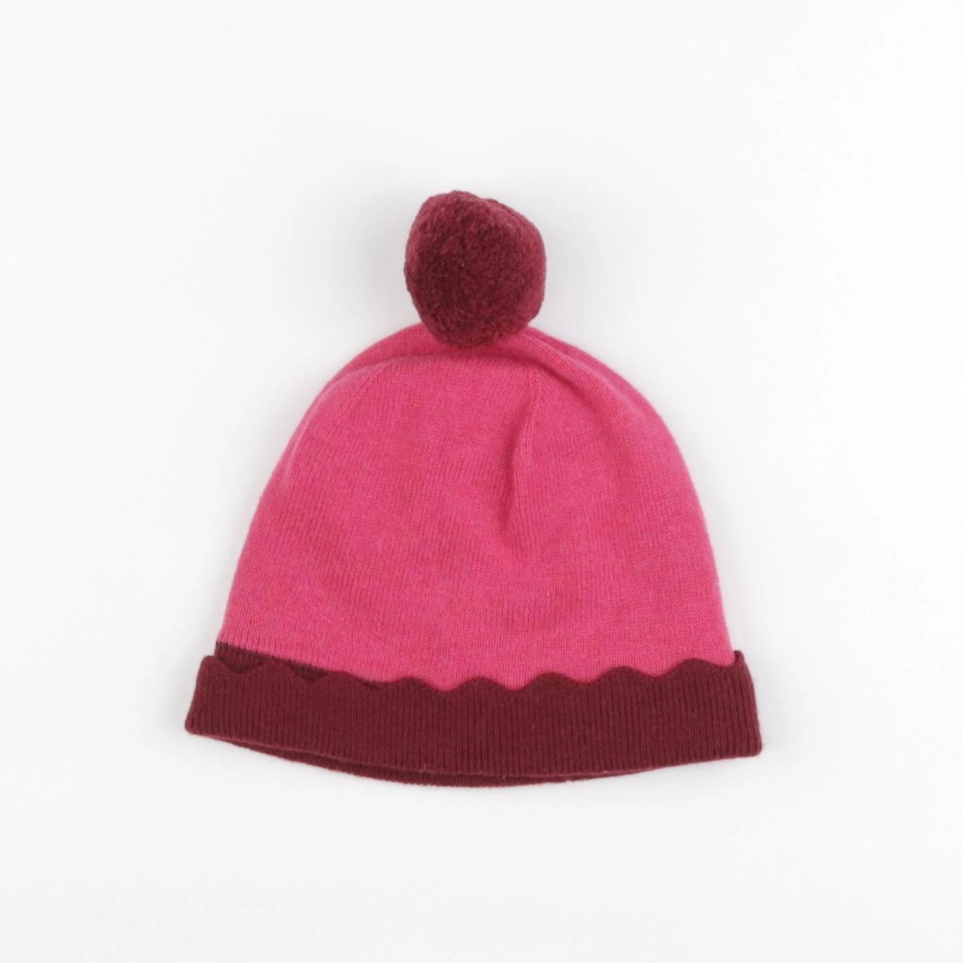 Jacadi - bonnet rose - 2/3 ans
