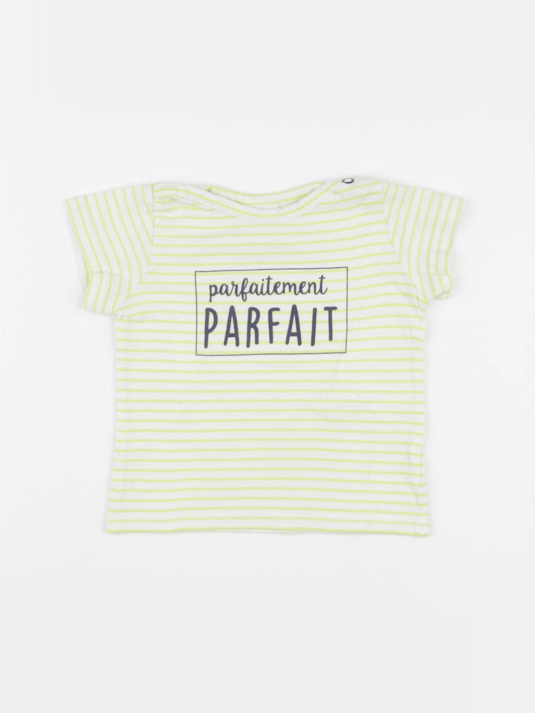 Tape à l'oeil - tee-shirt jaune - 6 mois