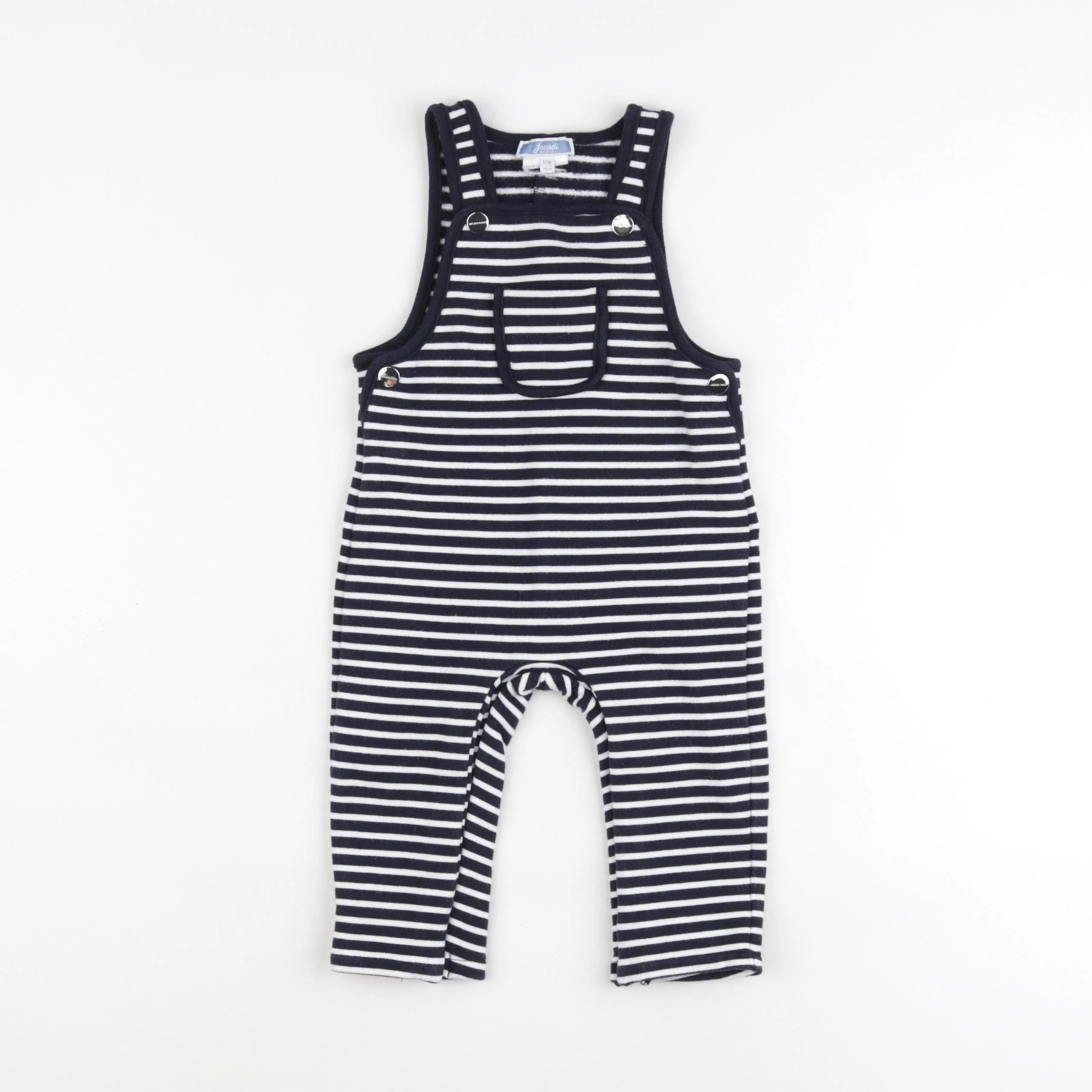 Jacadi - combinaison blanc, bleu - 12 mois