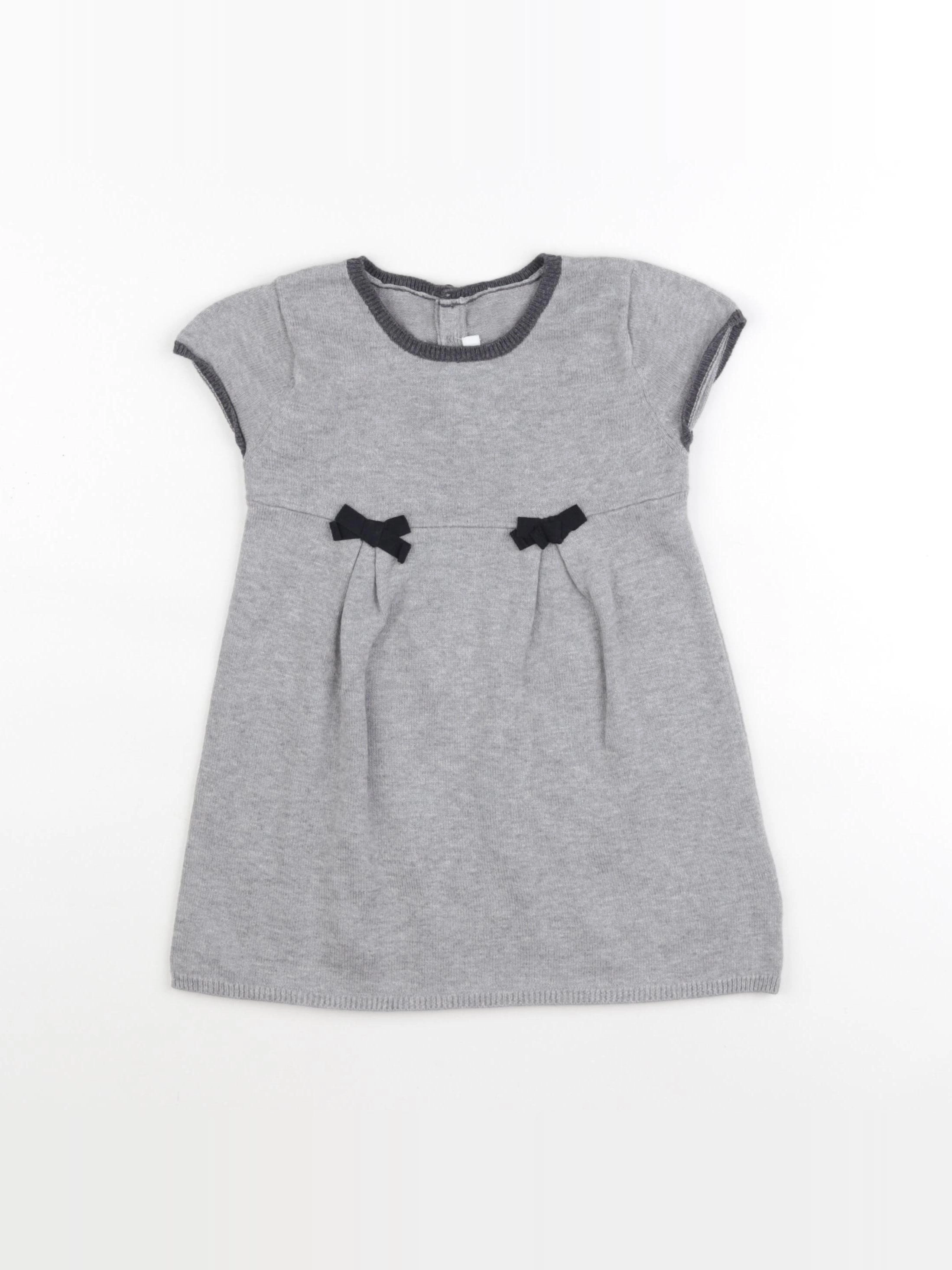 Jacadi - robe gris - 24 mois