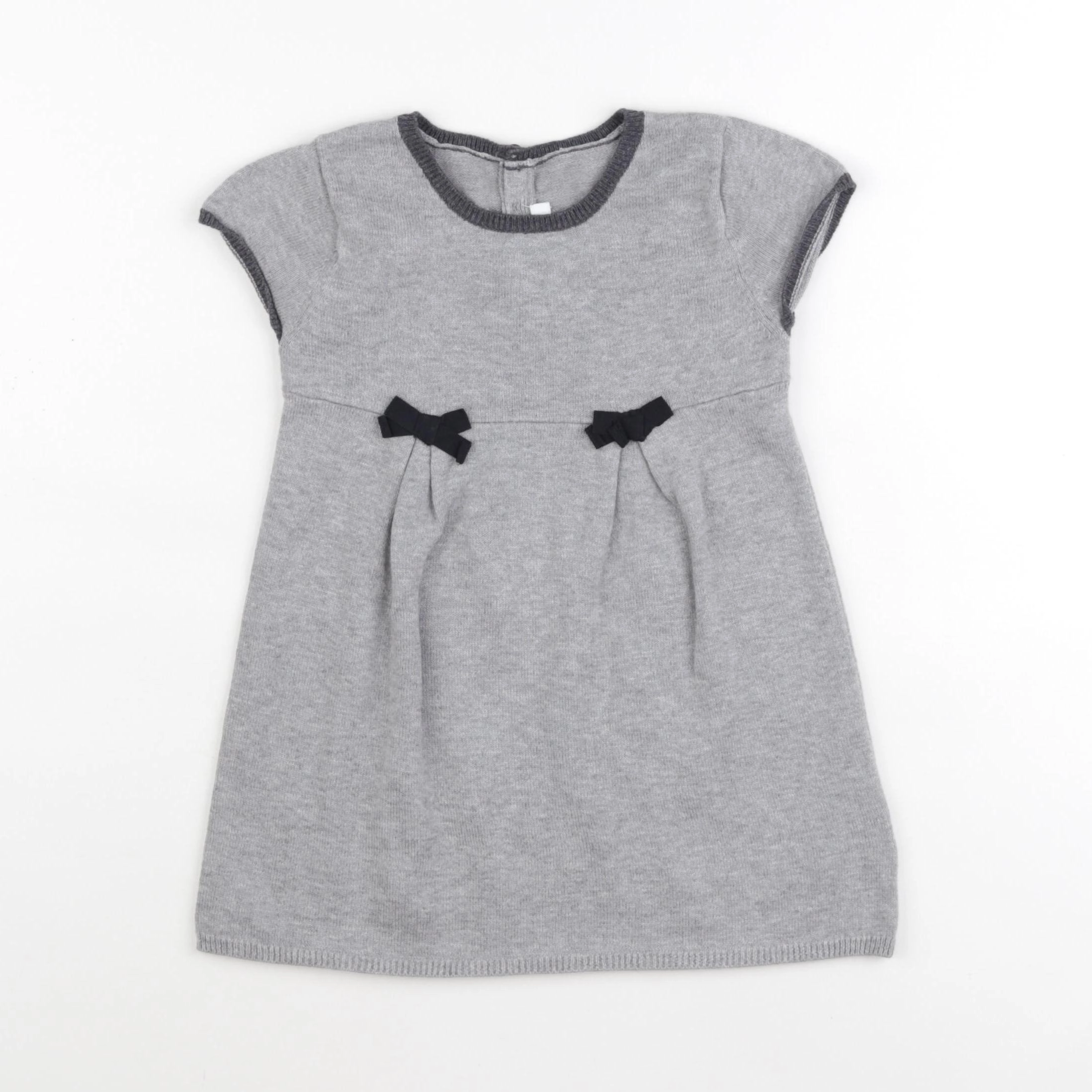 Jacadi - robe gris - 24 mois
