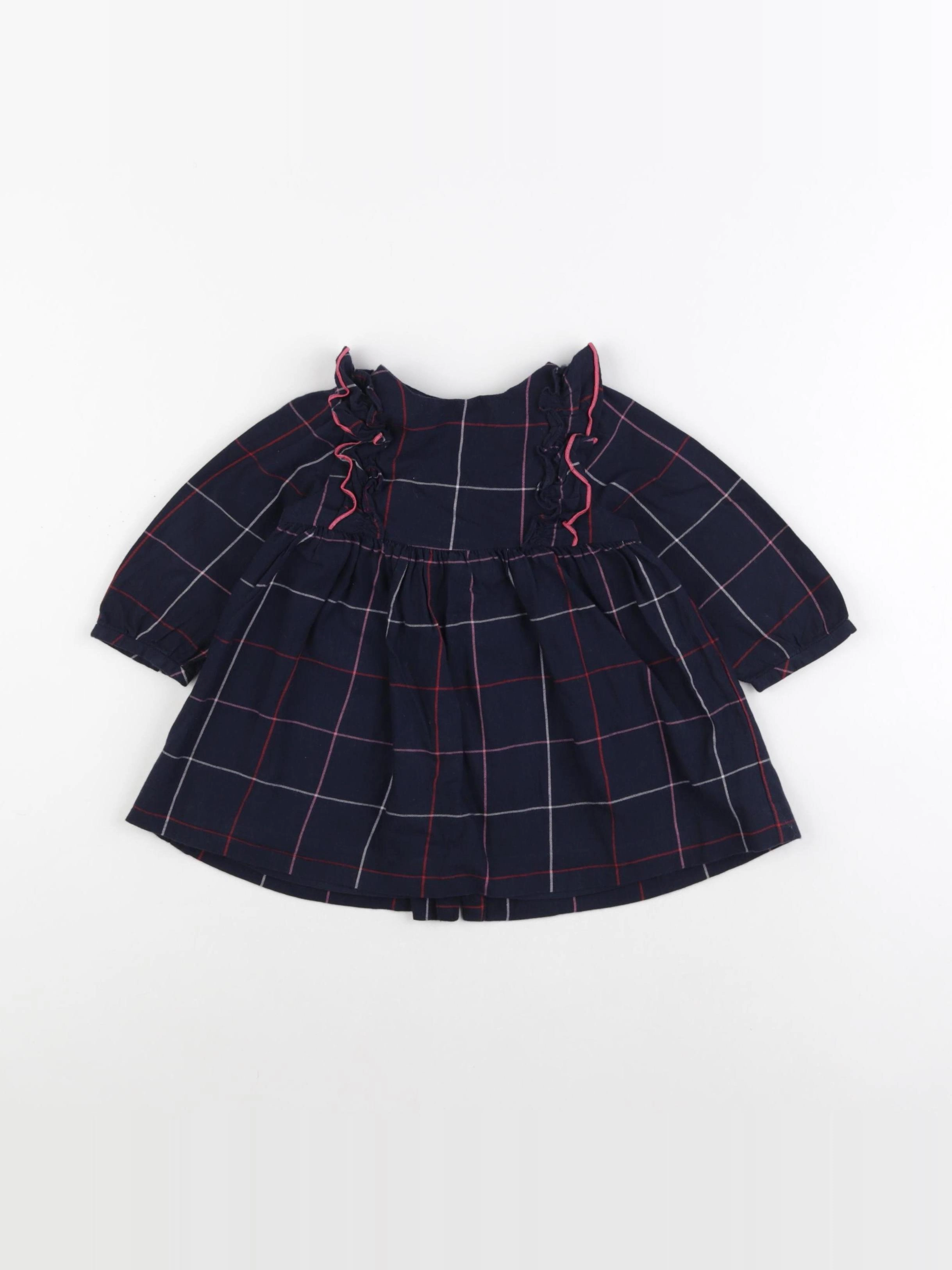 Jacadi - robe bleu - 12 mois