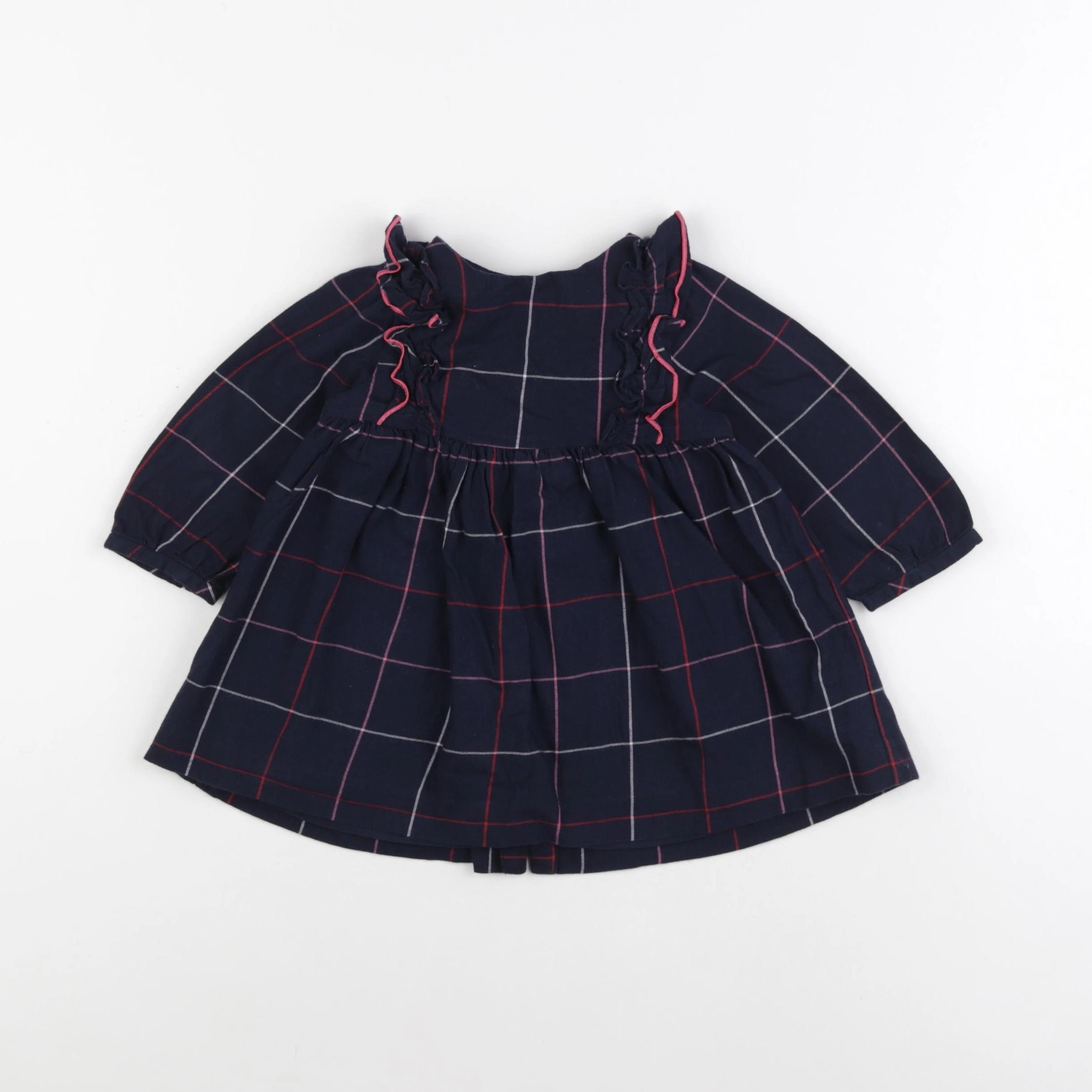 Jacadi - robe bleu - 12 mois