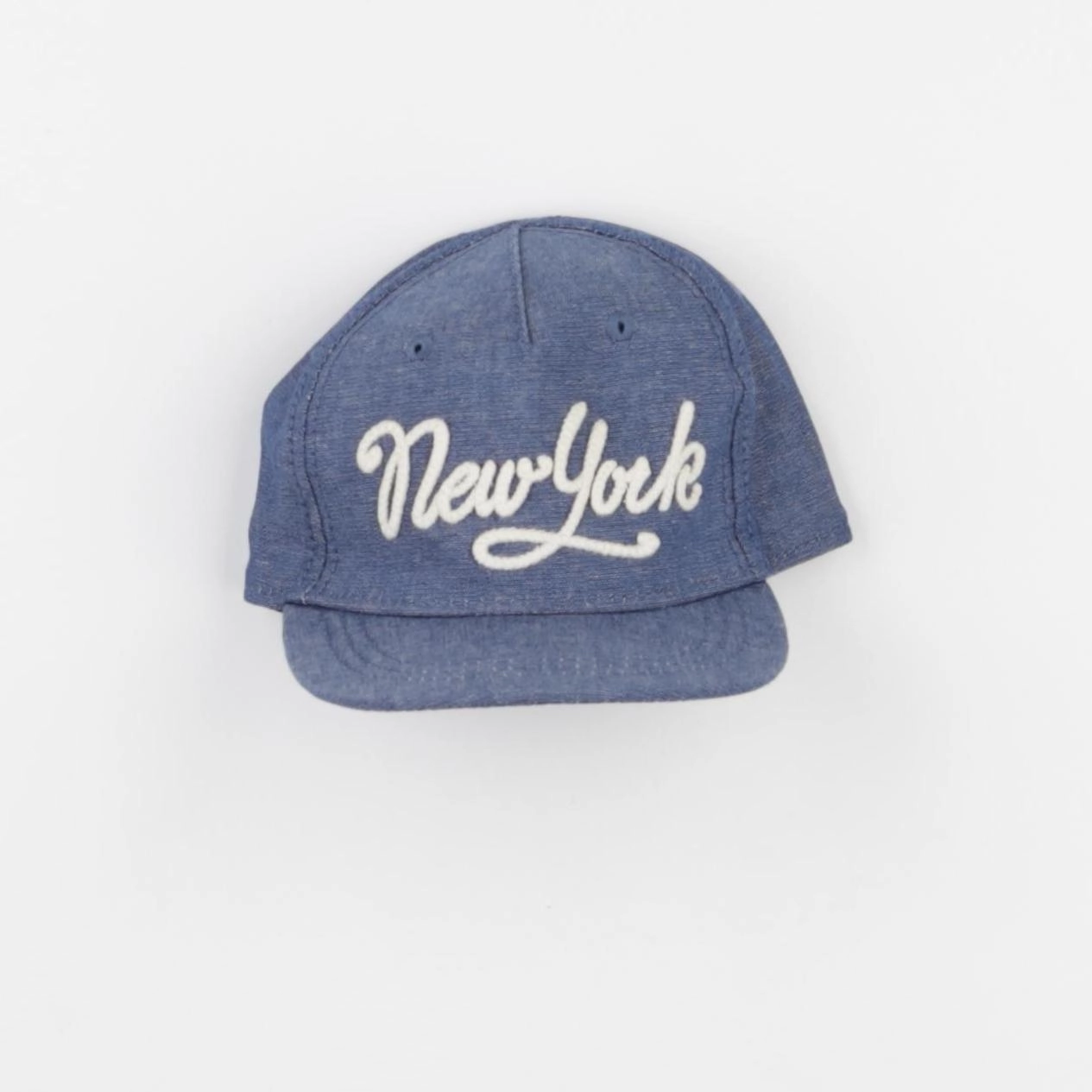 H&M - casquette bleu - 6/9 mois